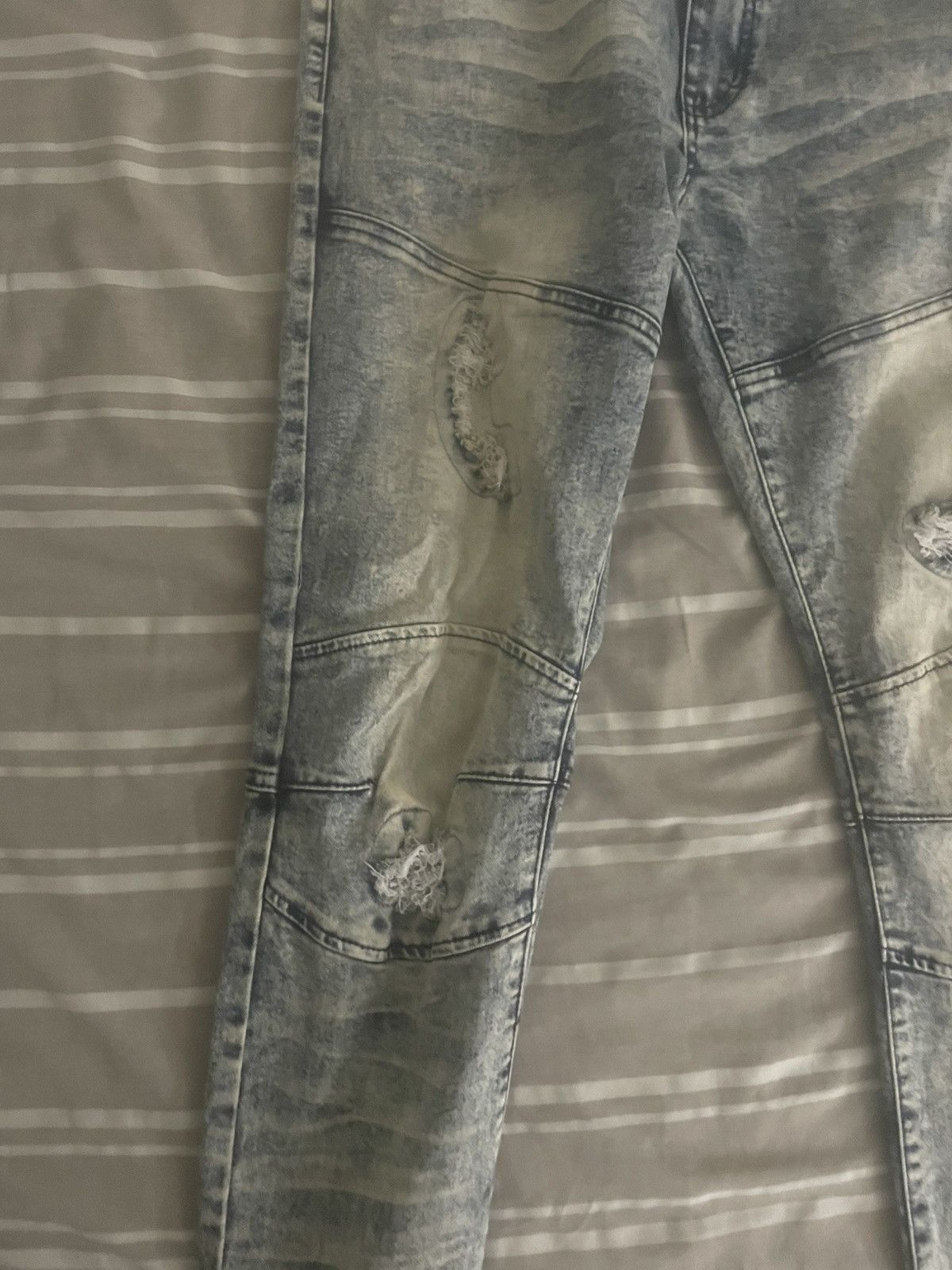 Reason Skinny Jeans Denim Ripped Size US 36 / EU 52 - 5 Thumbnail
