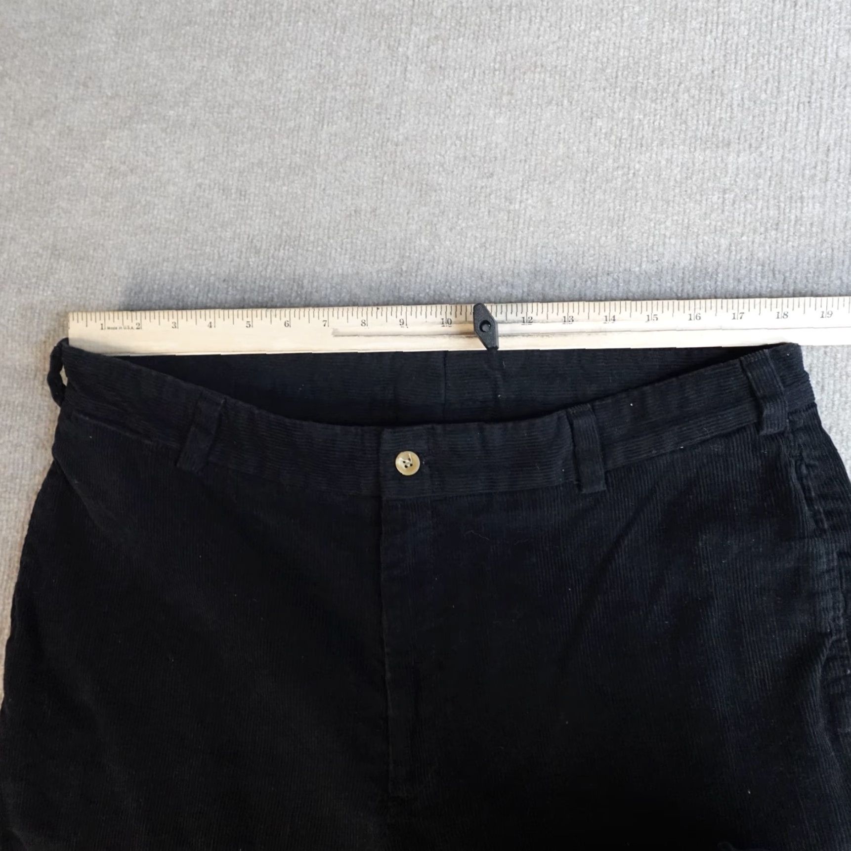 Bills Khakis Bills Khakis Pants 38 x 29 Black Solid Cuffed Mens Straight Front Flat Front Casual Khakis Size US 38 / EU 54 - 4 Thumbnail