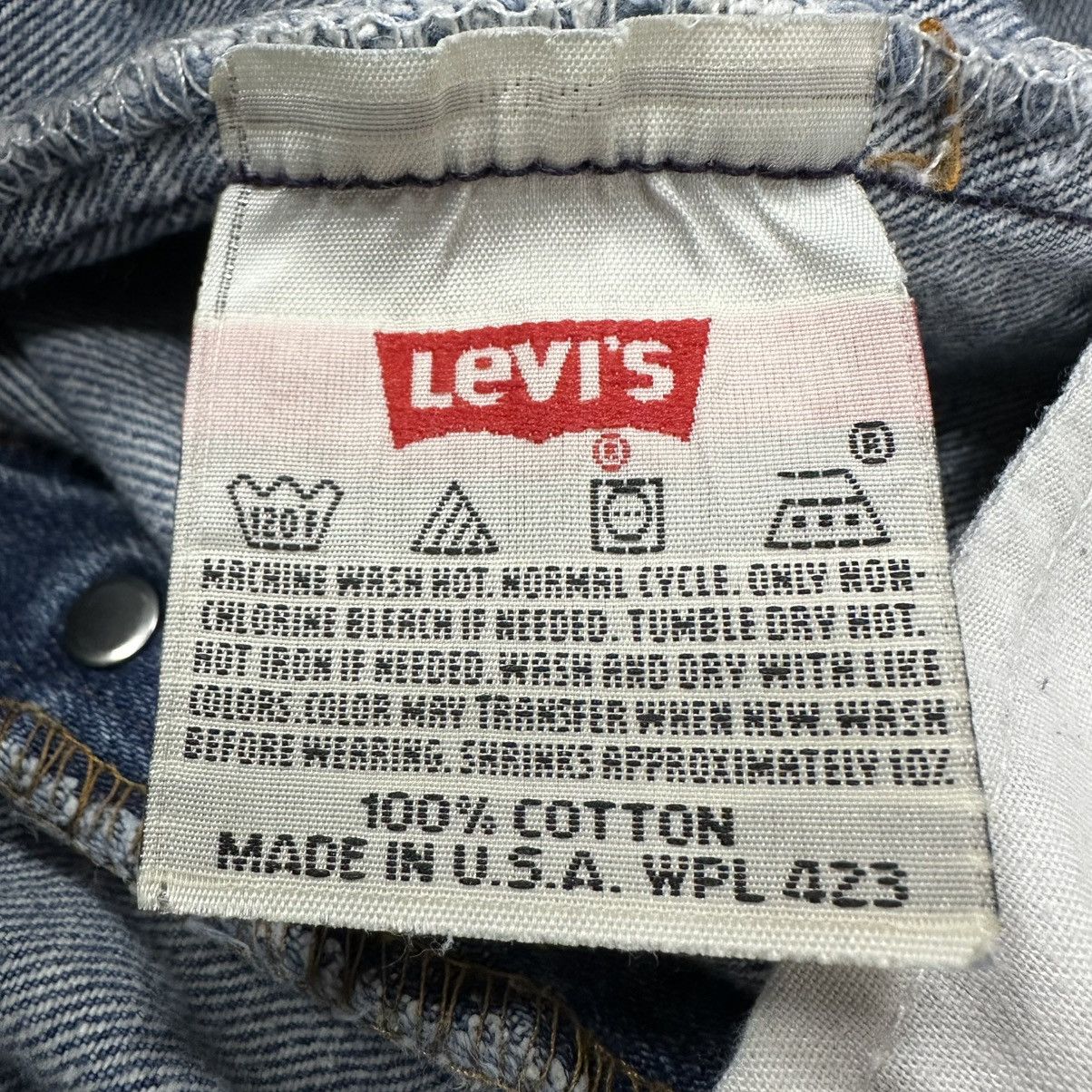 Levi's Vtg 90s Levi’s 501xx STF Jeans USA Tag 35x36 (Actual 32x31) Size US 32 / EU 48 - 8 Thumbnail