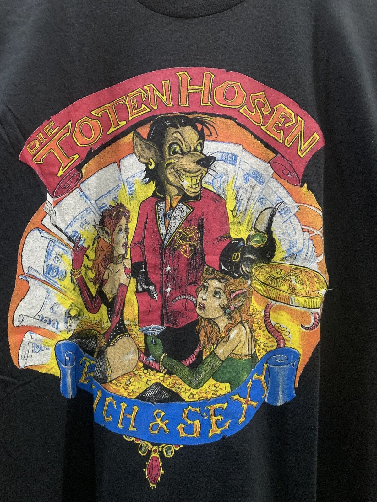 Other Vintage 1994 DIE TOTEN HOSEN (Germany Punk Rock Band) Size US XL / EU 56 / 4 - 1 Thumbnail