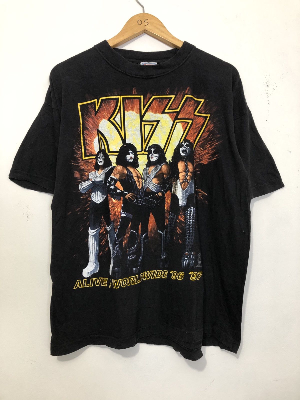 FUCT × Vintage 90s Fuct Kiss Gene Simmons Tee | Grailed