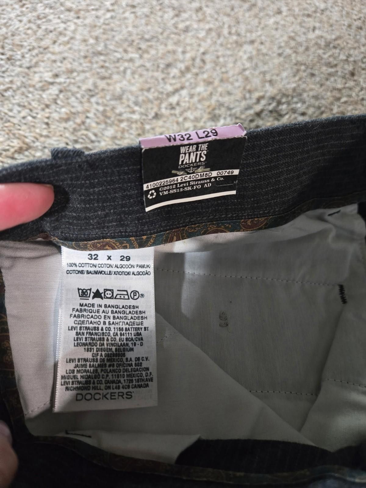 Dockers Dockers Signature D2 Pants NWT Men 32x29 Pinstriped Straight Size US 32 / EU 48 - 5 Thumbnail
