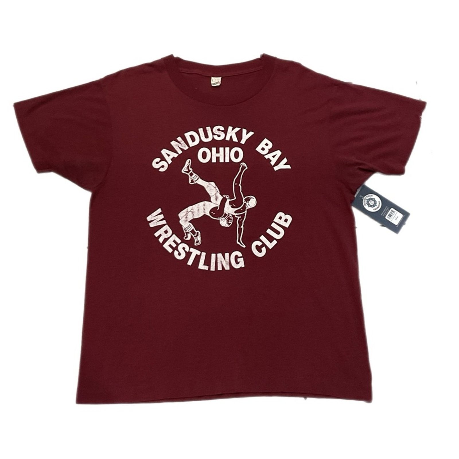 Vintage Vintage 90 Sandusky Bay Ohio Wrestling Single Stitch T-Shirt Size US L / EU 52-54 / 3 - 1 Thumbnail