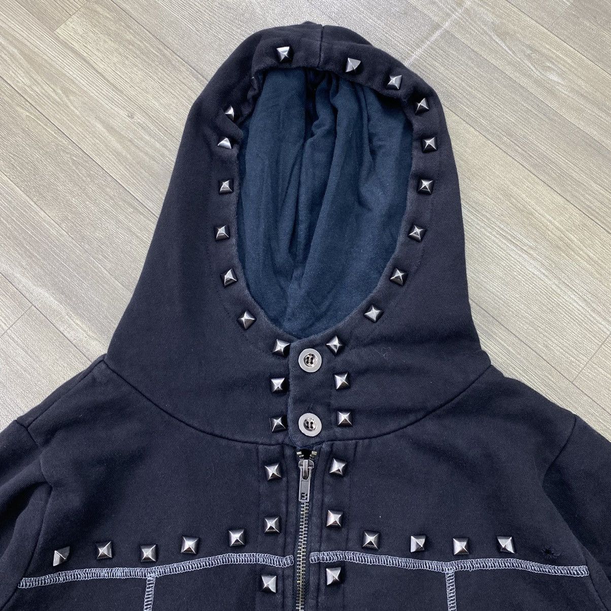 Japanese Brand 2000s Algonquins Studded Mad Punk Kmrii Lgb Sytye Zip Hoodie Size US M / EU 48-50 / 2 - 6 Thumbnail