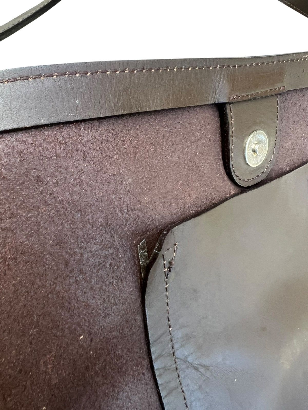Margaret Howell Vintage Margaret Howell Patina Scratch Cowhide Leather Bag Size ONE SIZE - 16 Thumbnail
