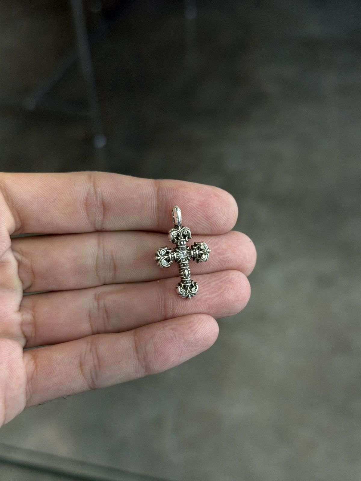 Chrome Hearts Chrome Hearts Factory Pave Diamond Filigree pendant NEW Size ONE SIZE - 9 Thumbnail