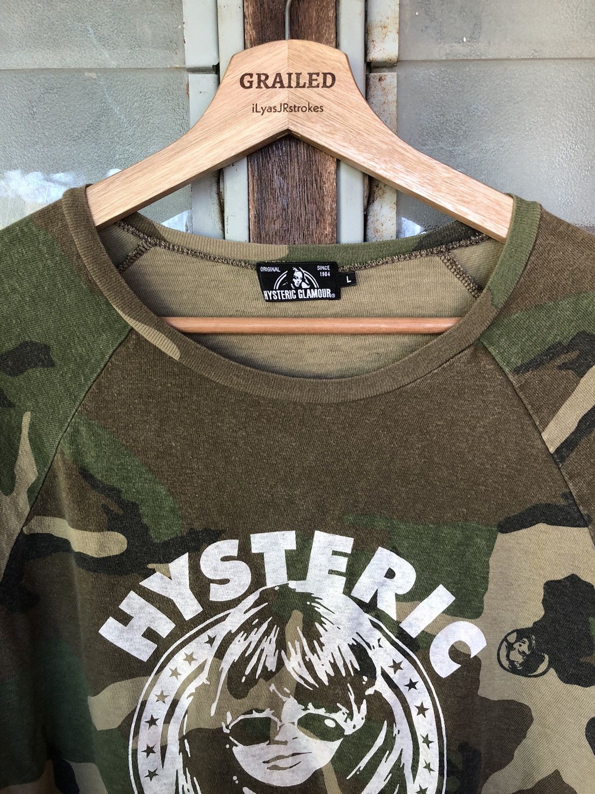 Hysteric Glamour Rare Hysteric Glamour Army Camouflage Shirt Tee Size US L / EU 52-54 / 3 - 3 Thumbnail