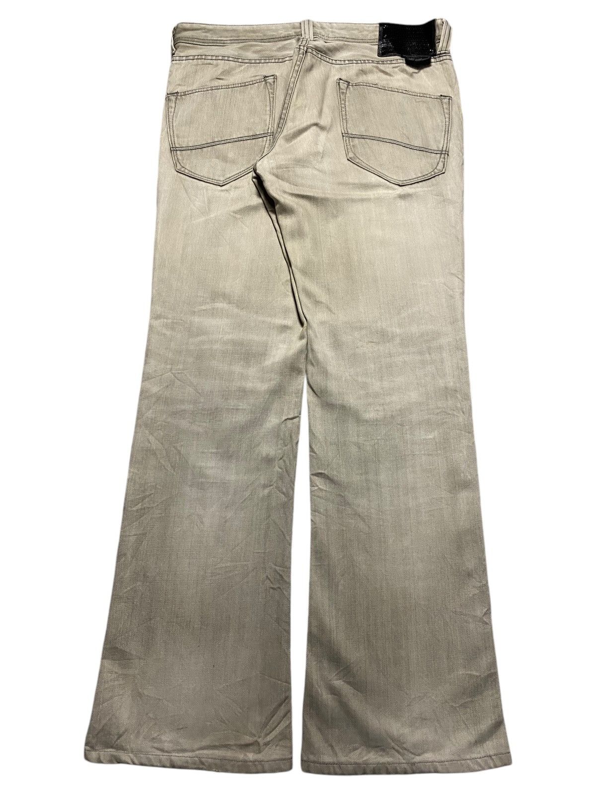 Japanese Brand Vintage The Tailored With Big John Distressed Wide Leg Jeans Size US 34 / EU 50 - 2 Thumbnail