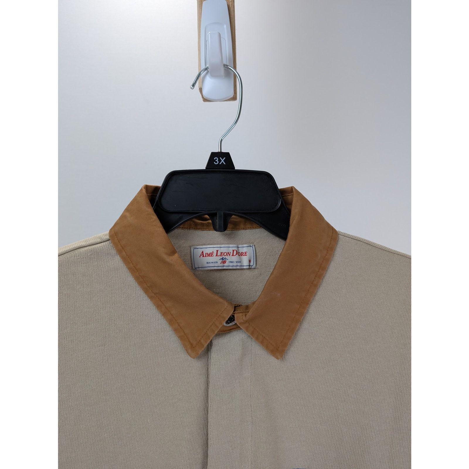 Aime Leon Dore × New Balance o1rshd1 NB Rainiery Rugby Polo Shirt in Brown Size US M / EU 48-50 / 2 - 6 Thumbnail