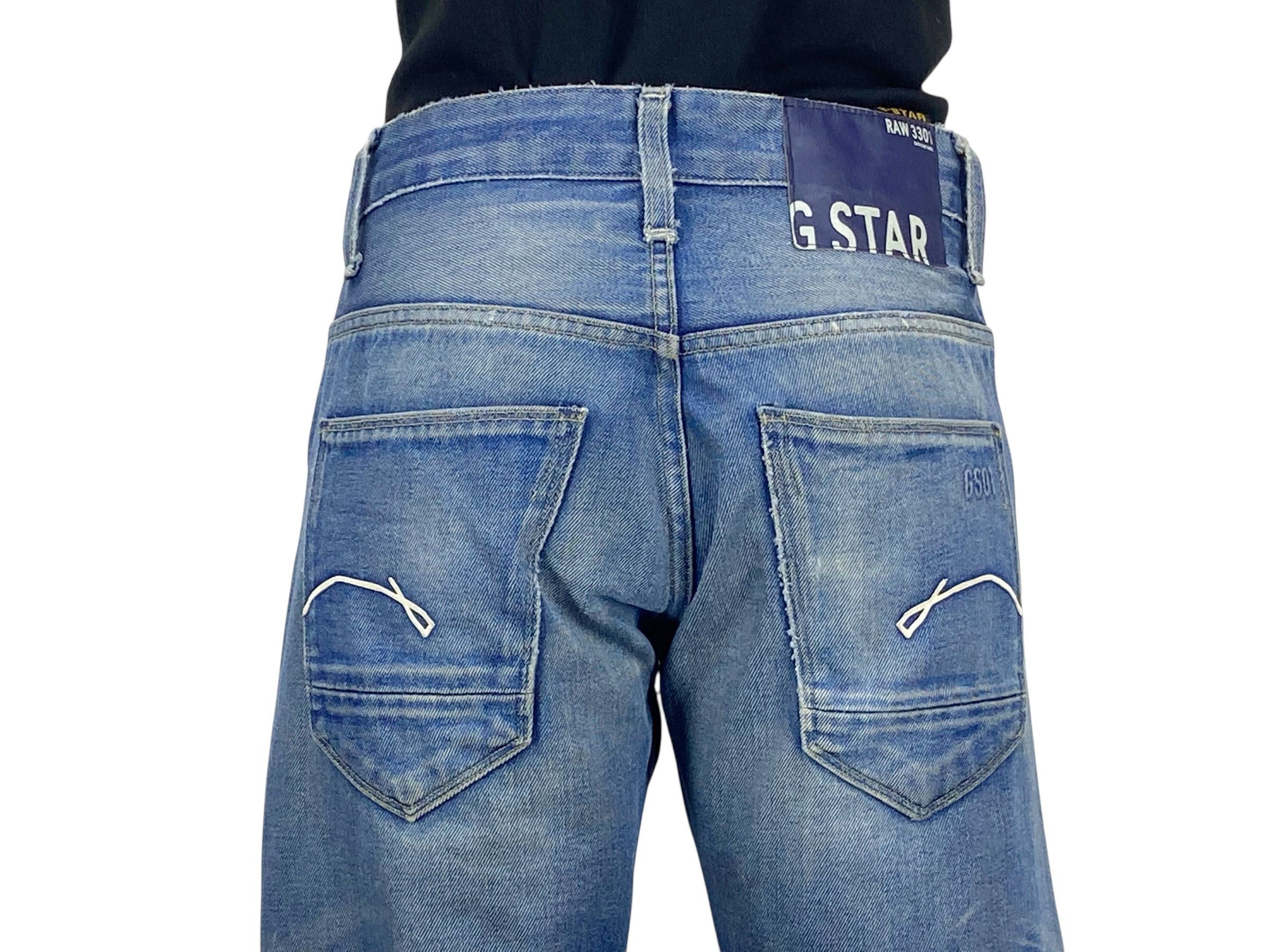G-Star GStar Raw Jeans Knee Distressed Jeans Pants Size US 30 / EU 46 - 7 Thumbnail