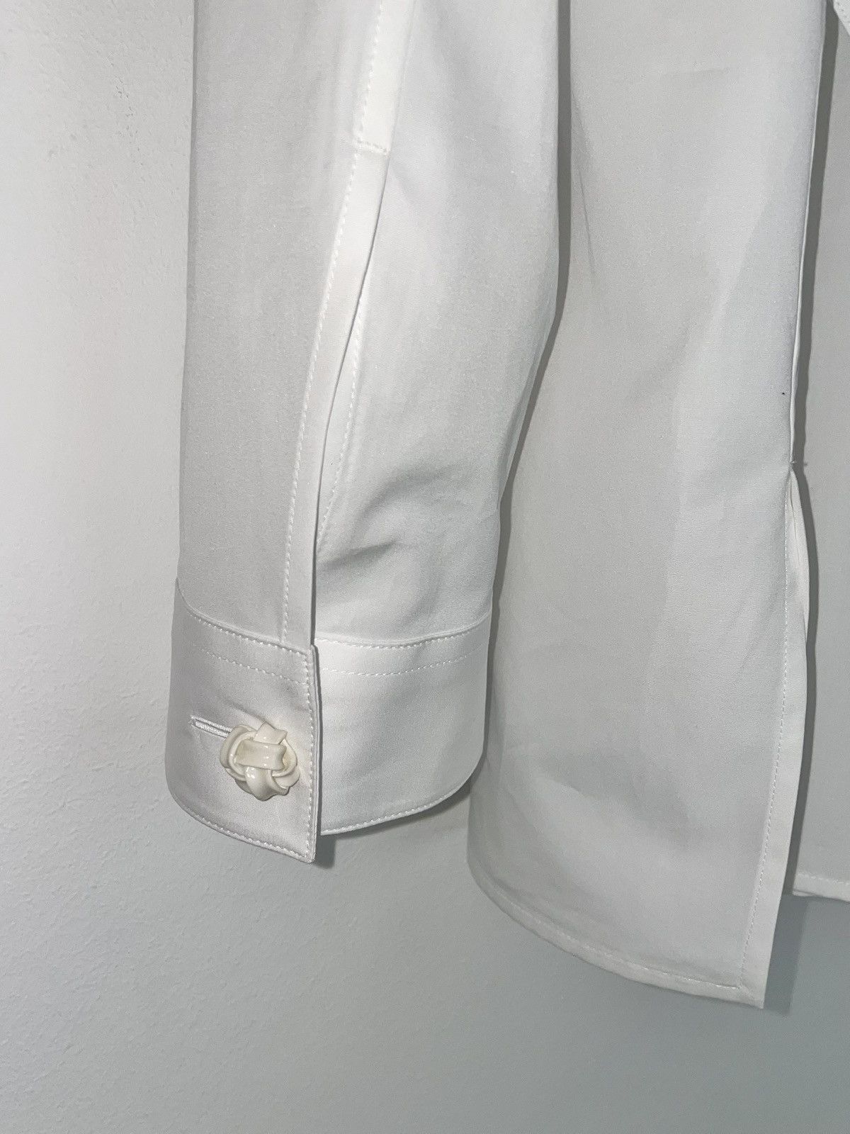 Bottega Veneta RUNWAY SS26 Bottega Veneta High Neck Poplin Shirt Size US S / EU 44-46 / 1 - 11 Thumbnail