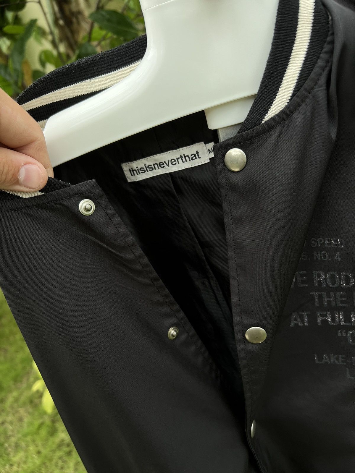 Japanese Brand × thisisneverthat THISISNEVERTHAT NYPD PRINT RARE VINTAGE BOMBER LIGHT JACKET Size US M / EU 48-50 / 2 - 6 Thumbnail
