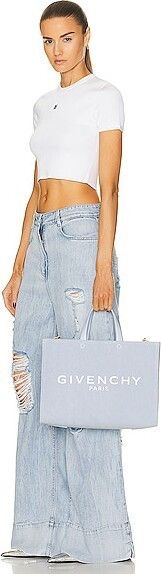 Givenchy o1srvl11e0724 Size: OS / G Tote Bag in Baby Blue Size ONE SIZE - 2 Thumbnail