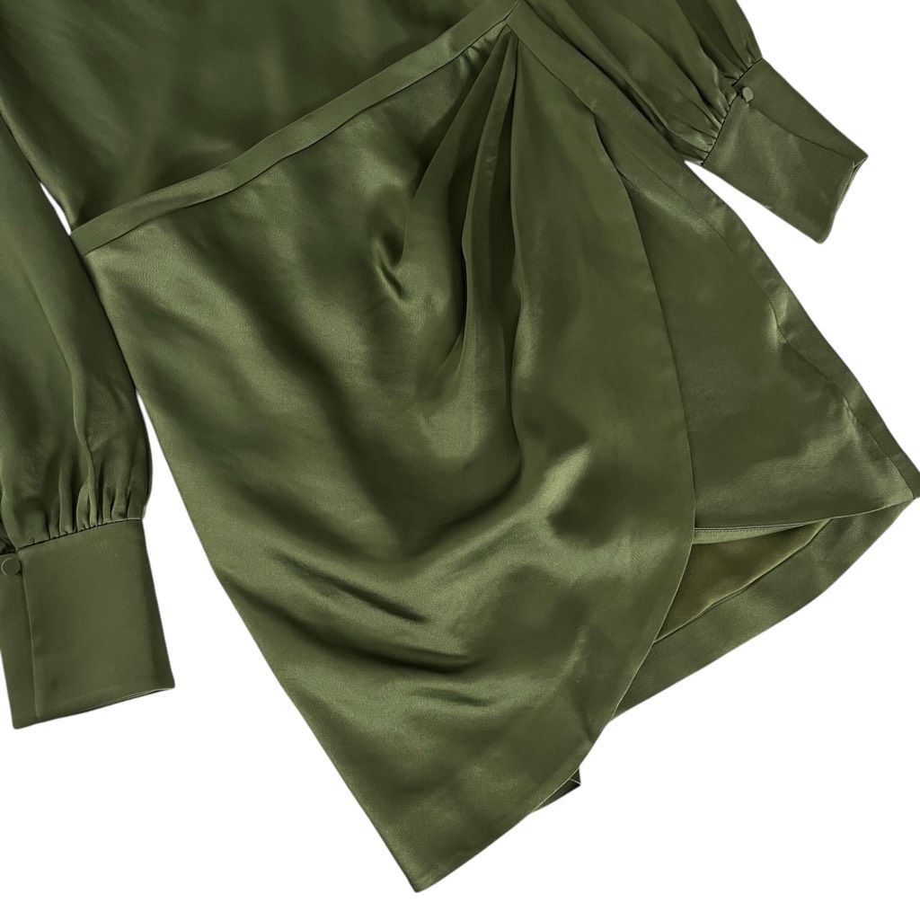 Other SIMKHAI Cameron One Shoulder Mini Dress In Nori 4 Size S / US 4 / IT 40 - 4 Thumbnail