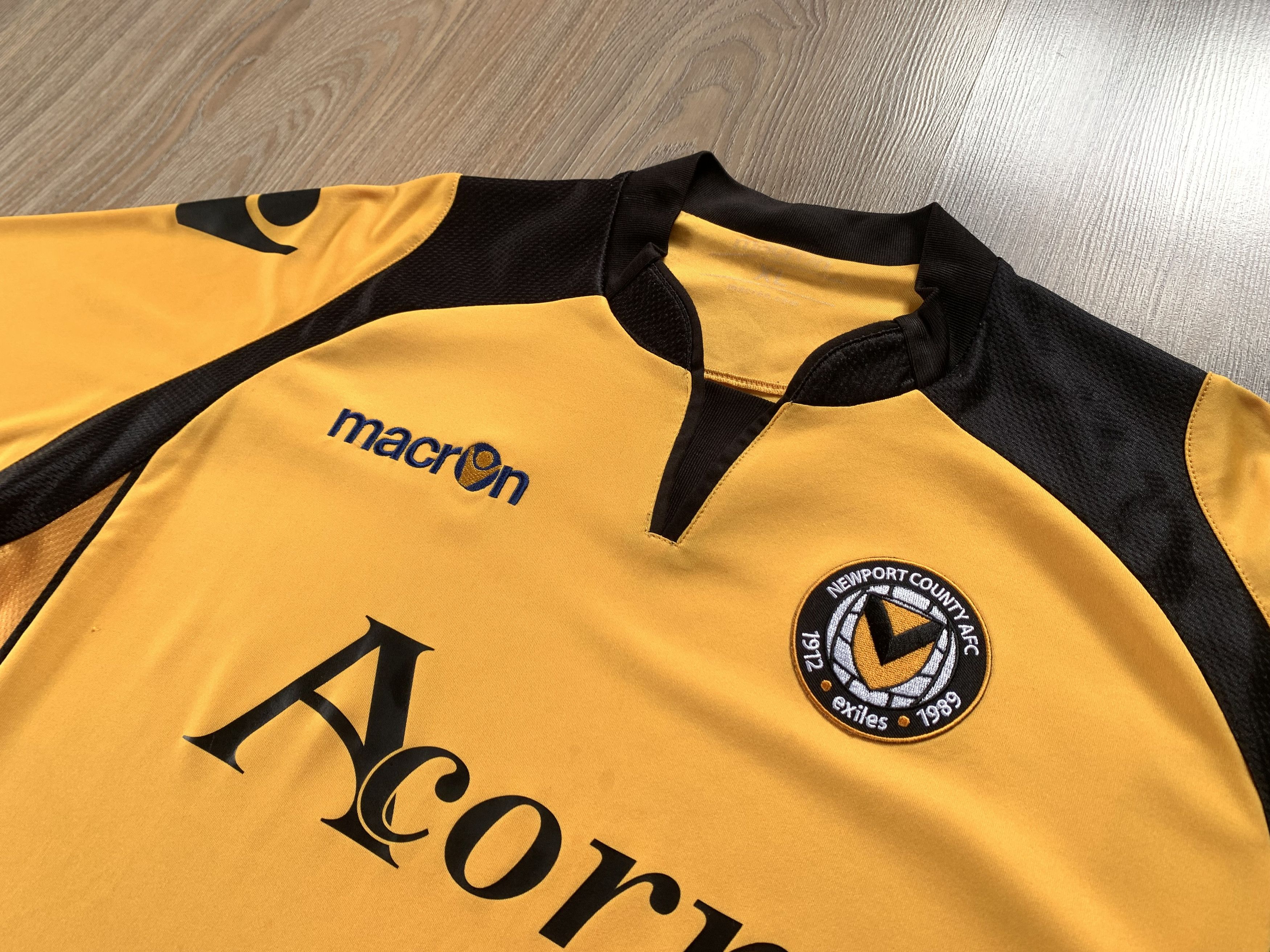 Macron × Vintage Vintage Macron Newport County Shirt Size US XL / EU 56 / 4 - 6 Thumbnail