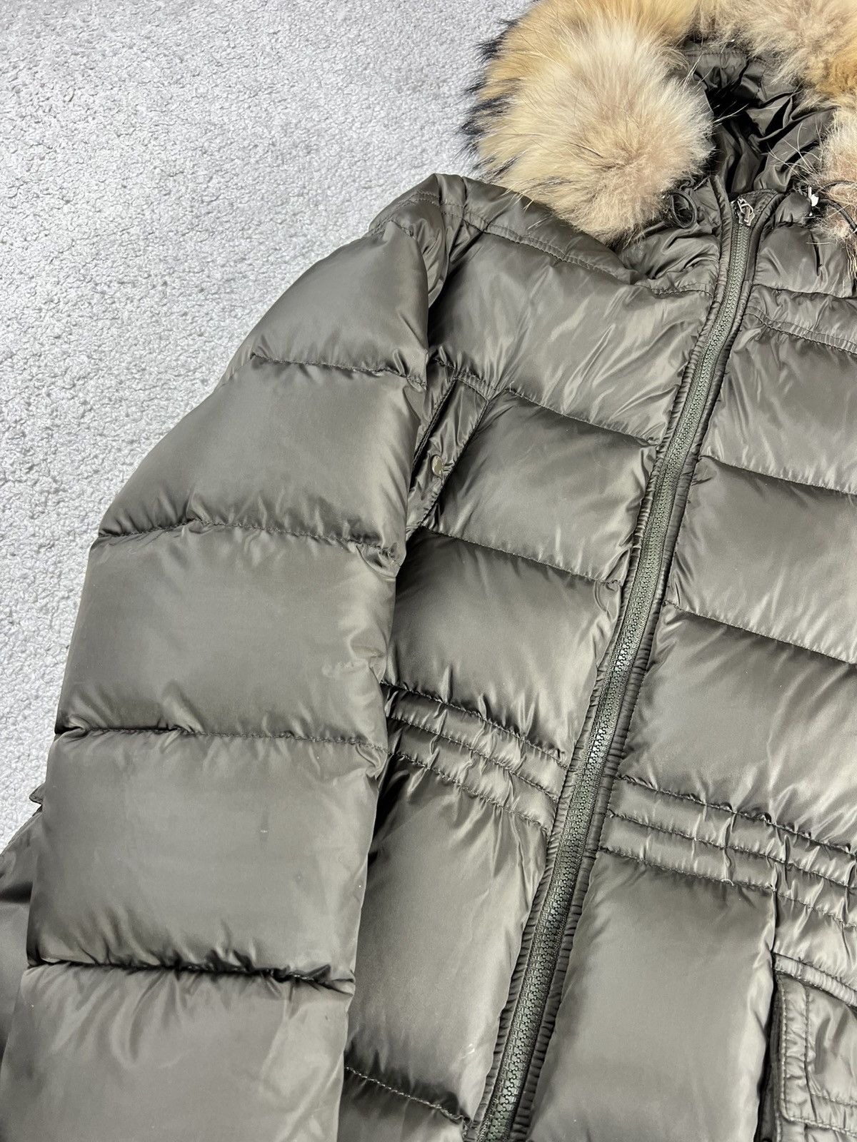 Moncler Moncler Racoon Fur Green Gueran Parka Size 1 Size S / US 4 / IT 40 - 11 Thumbnail
