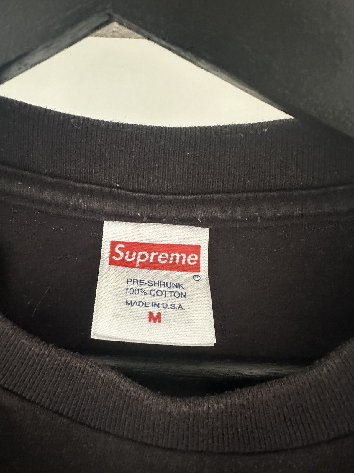 Supreme Supreme Stencil Tee Black Size US M / EU 48-50 / 2 - 3 Thumbnail
