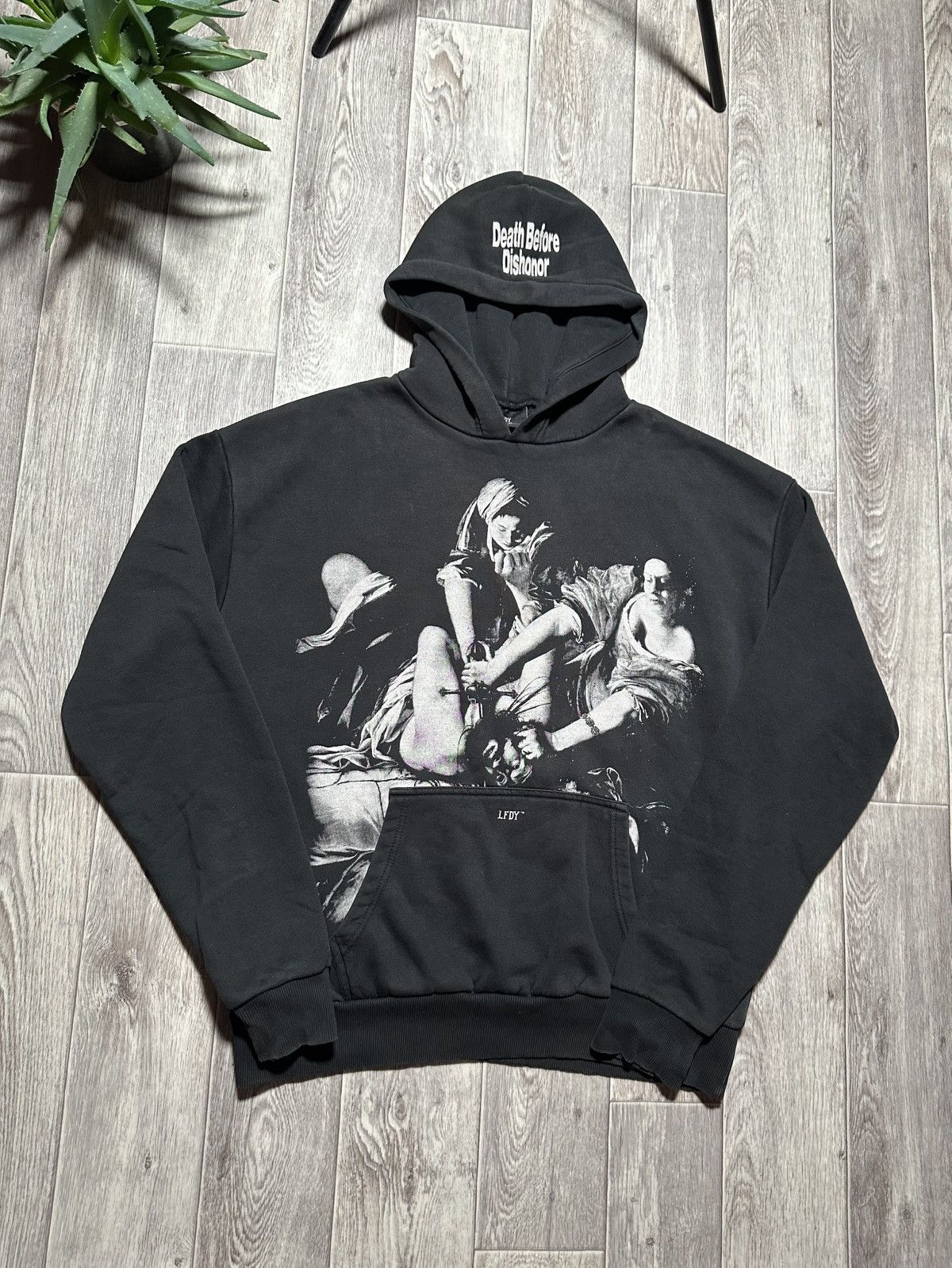 LFDY LFDY Lfdy Death Before Dishonor Avant Garde Rare Hoodie Size US S / EU 44-46 / 1 - 3 Thumbnail