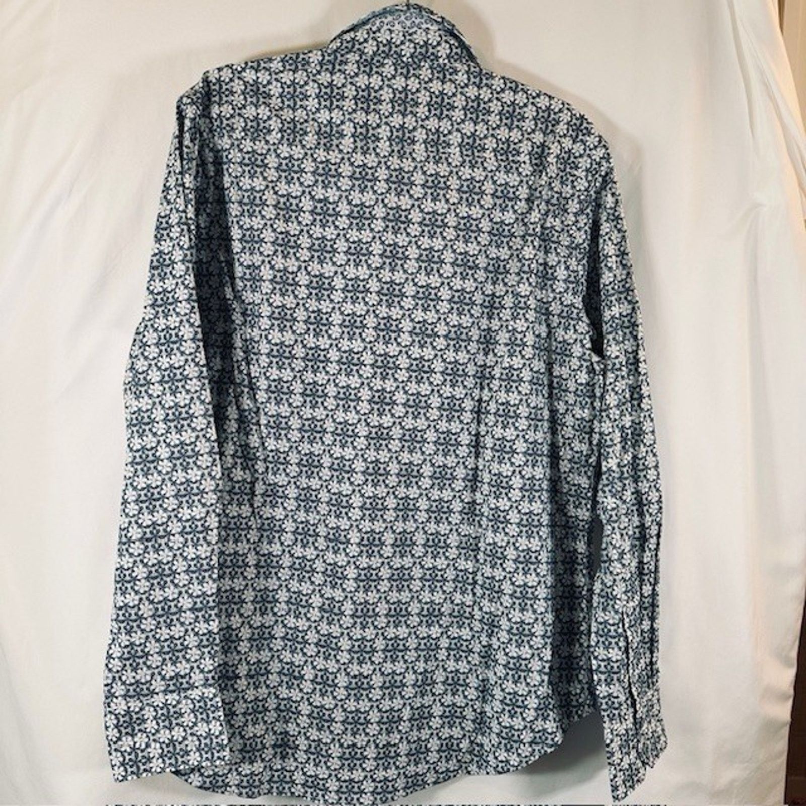 Robert Graham Robert Graham Button Shirt LR Classic Fit Floral Blue/White Size US L / EU 52-54 / 3 - 7 Thumbnail