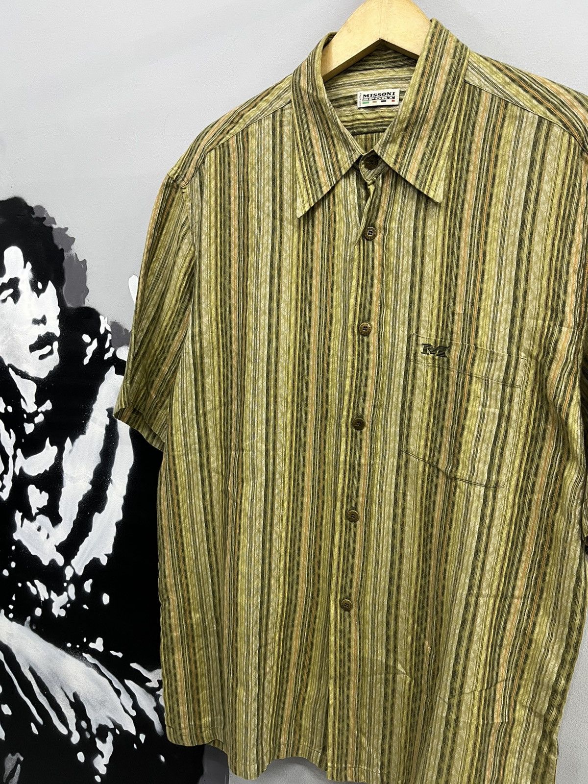 Missoni ‼️Vtg Missoni Sport Short Sleeve Shirt‼️ Size US L / EU 52-54 / 3 - 4 Thumbnail