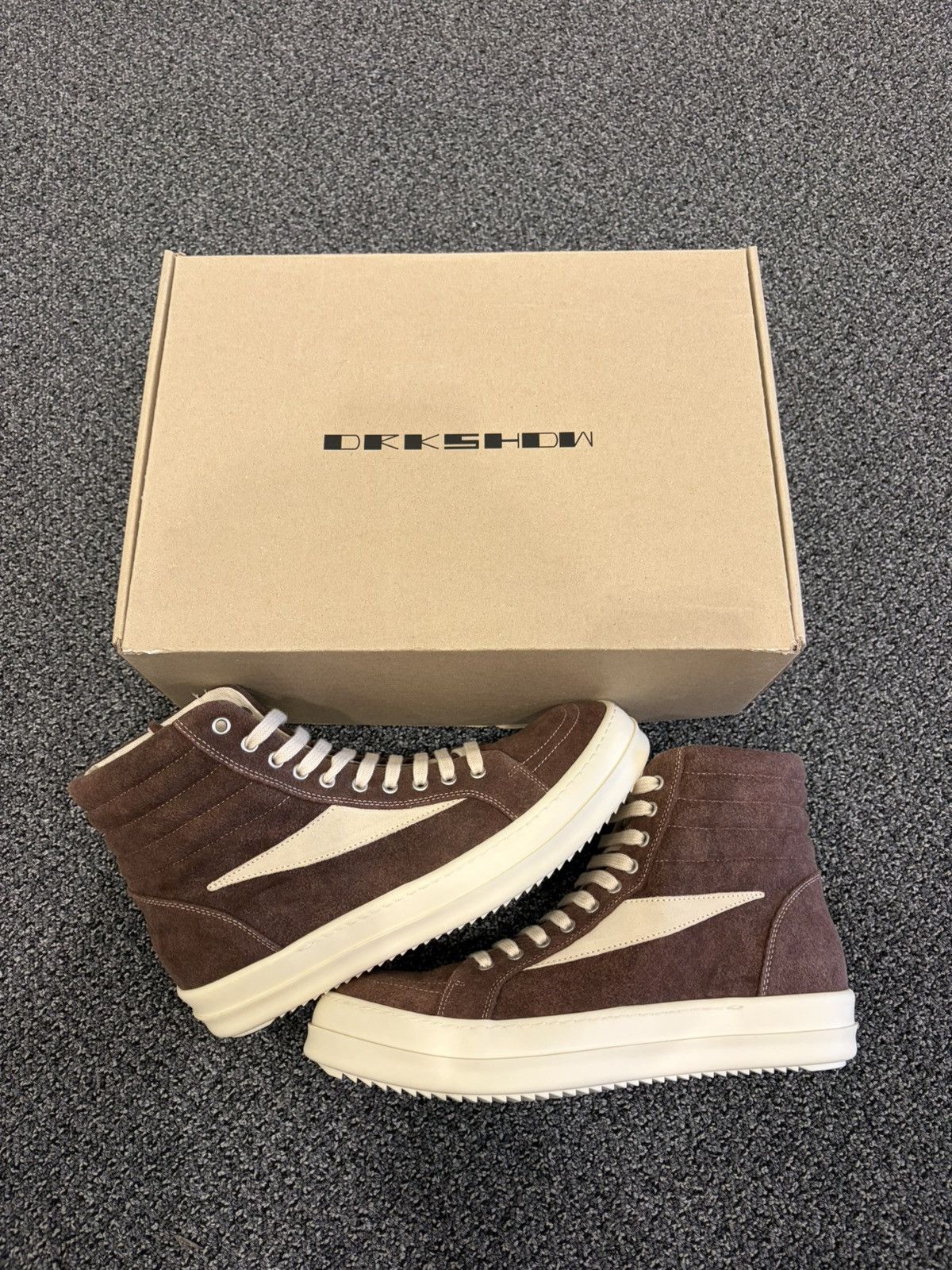 Rick Owens Rick Owens Drkshdw "Terra Brown" Size US 9 / EU 42 - 1 Thumbnail