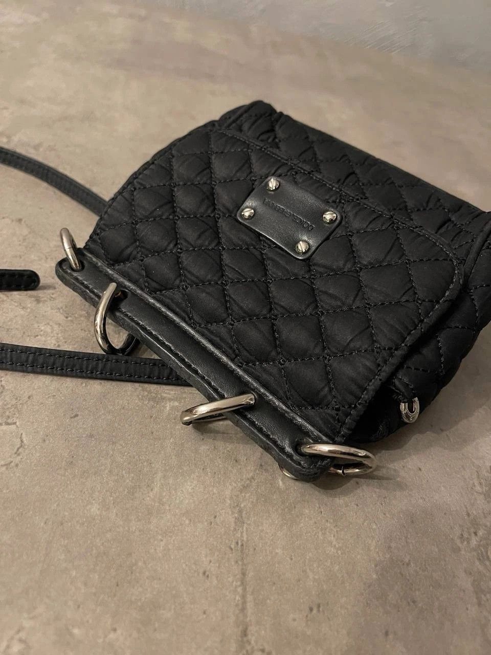 Dolce & Gabbana Vintage Dolce & Gabanna Nylon mini Bucket Bag Black Quilted Size ONE SIZE - 4 Thumbnail