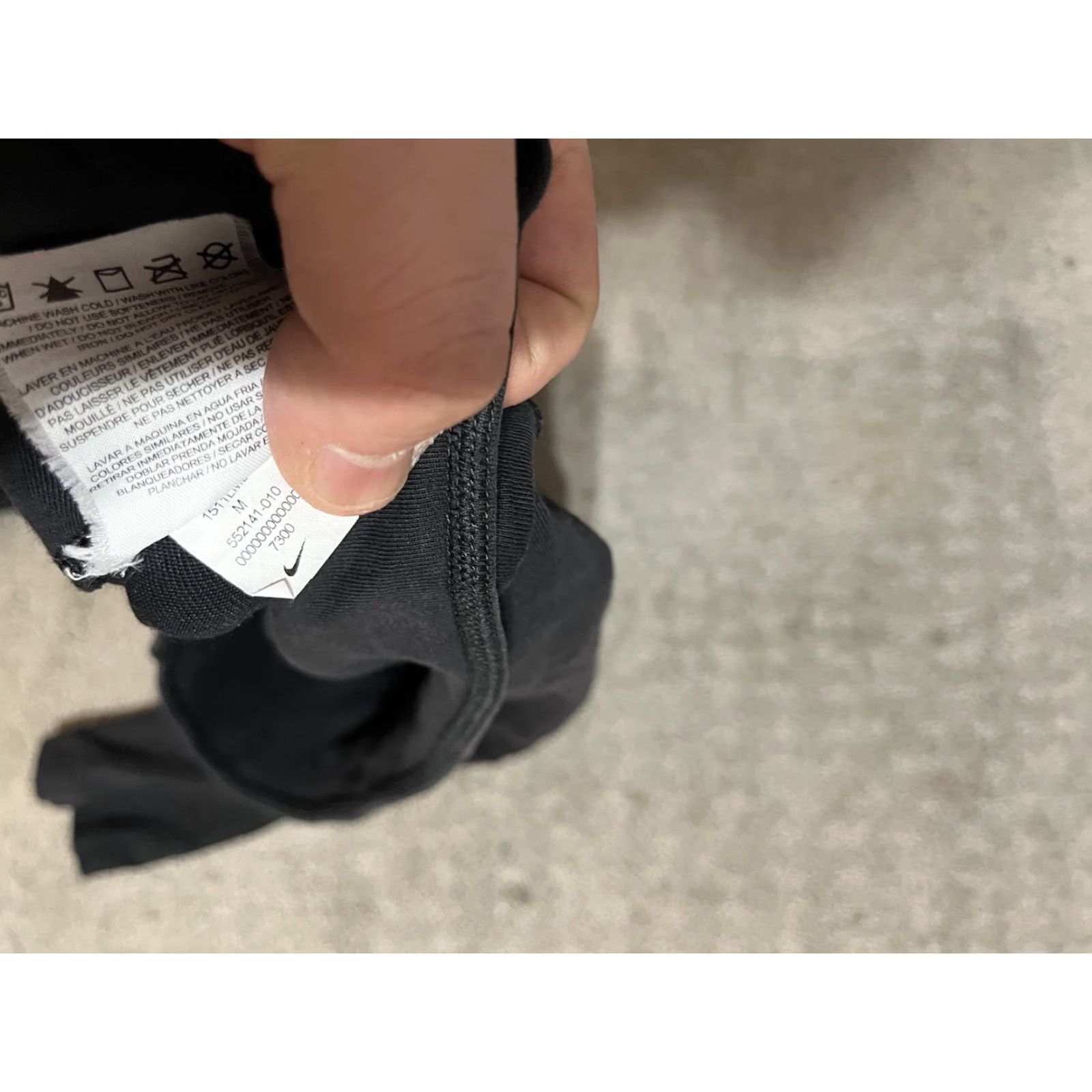 Nike Nike Leggings Capri Nike Women Black Medium M | Dri-FIT Yoga Activewear Women’s 552141-010 Size ONE SIZE - 5 Thumbnail