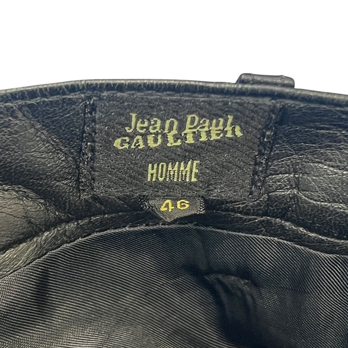 Jean Paul Gaultier Jean Paul GAULTIER Vintage Sheepskin Zip Leather Pants Size US 26 / EU 42 - 4 Thumbnail