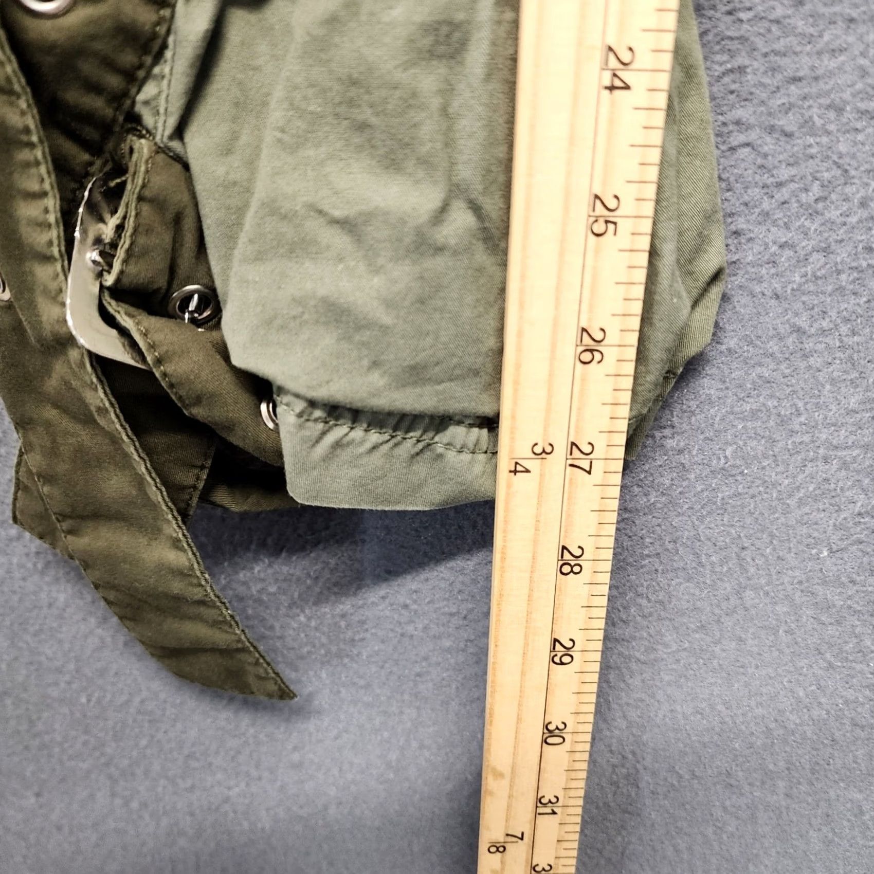 Asos ASOS Pants Womens Size 10 Green Utility Cargo Cotton Hiking Gorpcore Pants Womens 10 Green Cargo Cotton Hiking Gorpcore Mens? Size 32" / US 10 / IT 46 - 7 Thumbnail