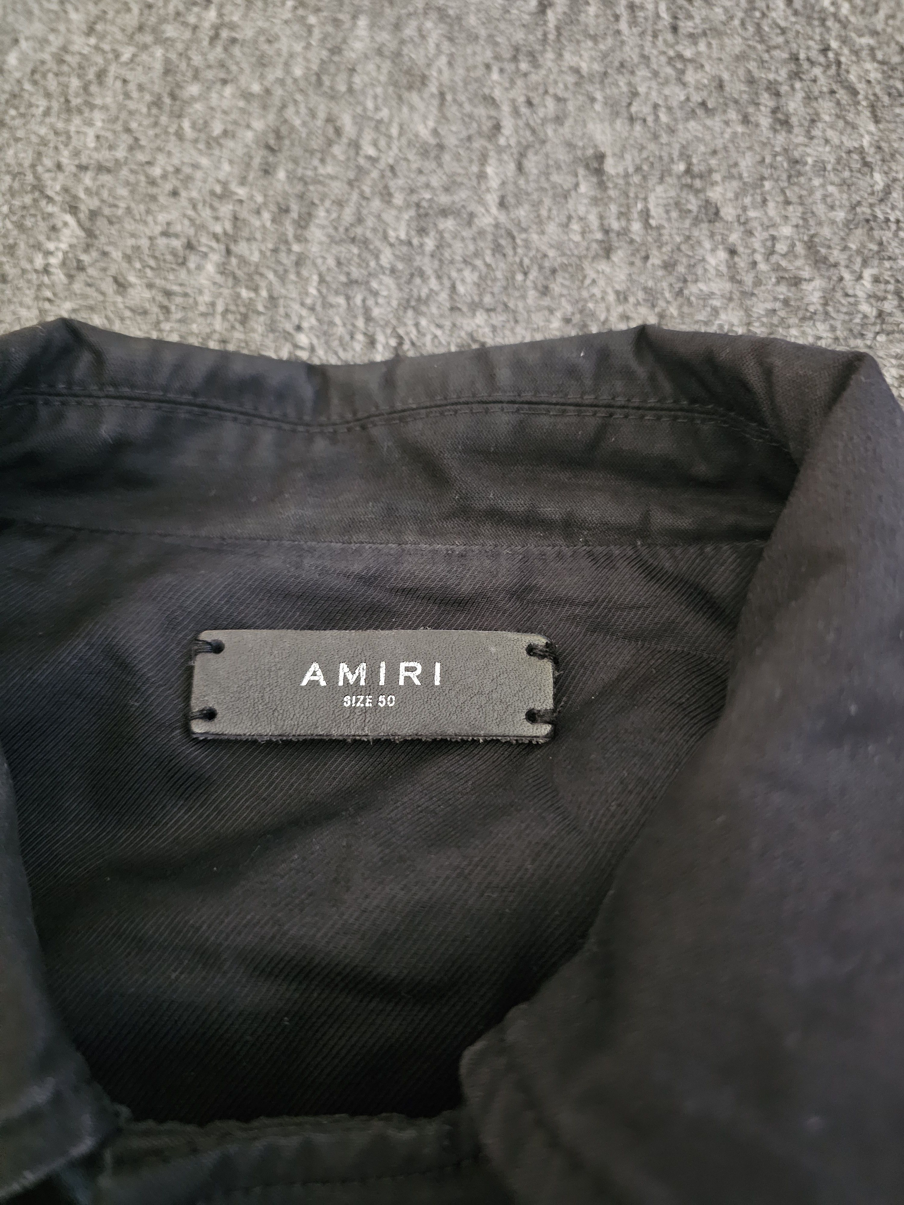 Amiri Amiri Black Floral Logo Jacket Size 50 Size US L / EU 52-54 / 3 - 5 Thumbnail