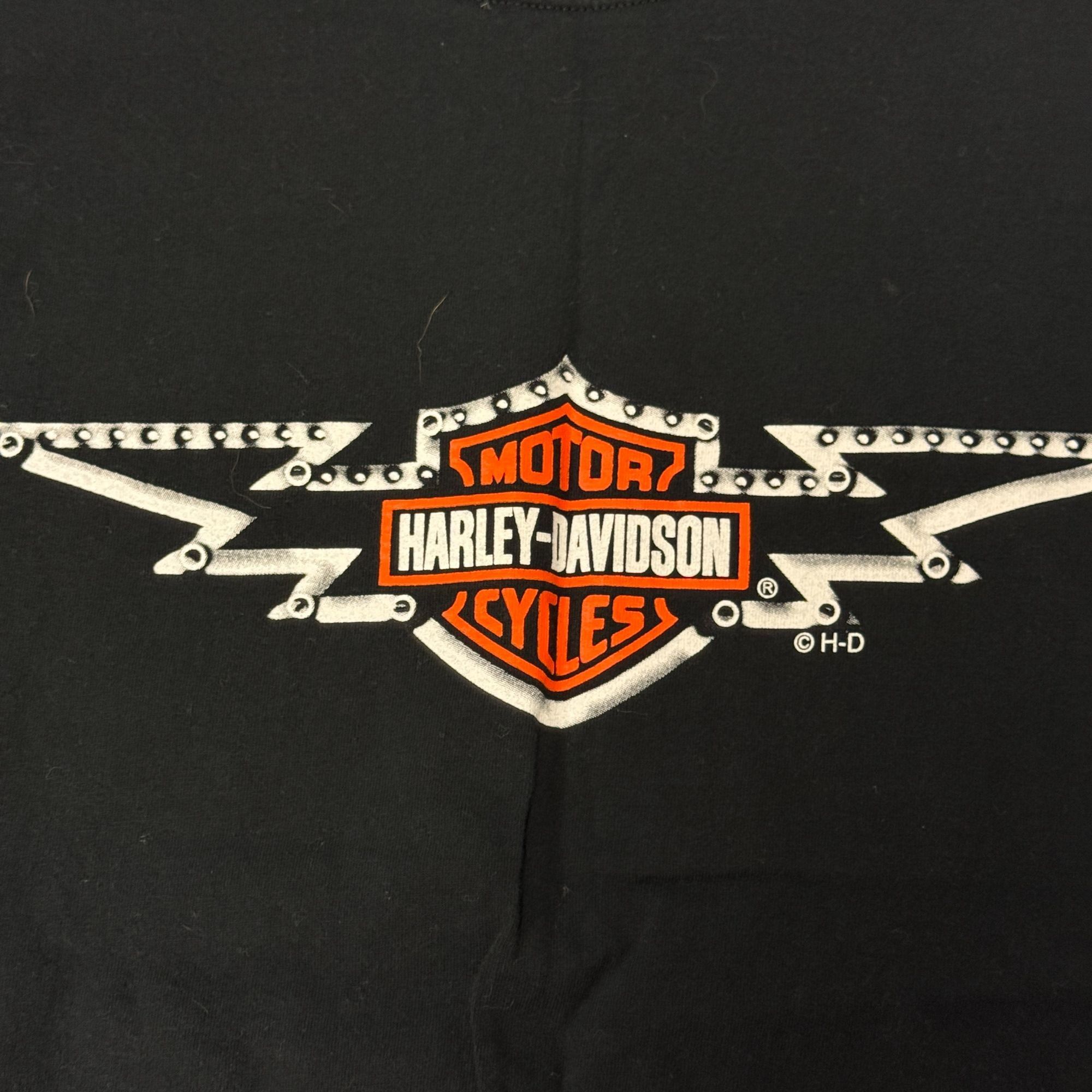 Harley Davidson HARLEY DAVIDSON Motorcycle SHIELD Logo CANCUN MEXICO T Shirt Size US L / EU 52-54 / 3 - 3 Thumbnail