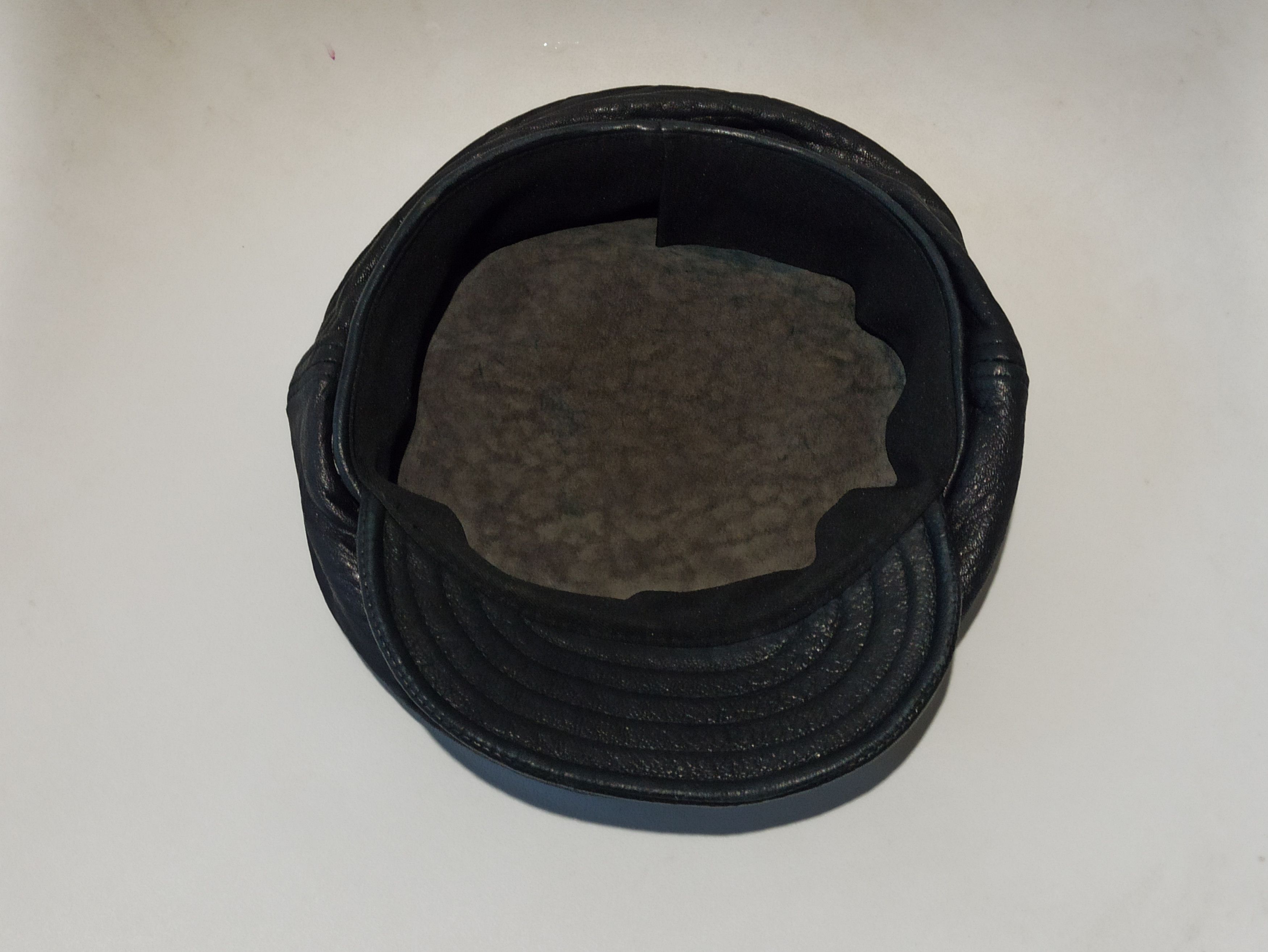 Designer × Leather × Vintage Goffmann vintage leather cap Size ONE SIZE - 6 Thumbnail