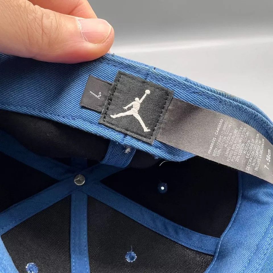 Jordan Brand Air Jordan Hat Men 7 Blue Jumpman Fitted Cap Size ONE SIZE - 7 Thumbnail