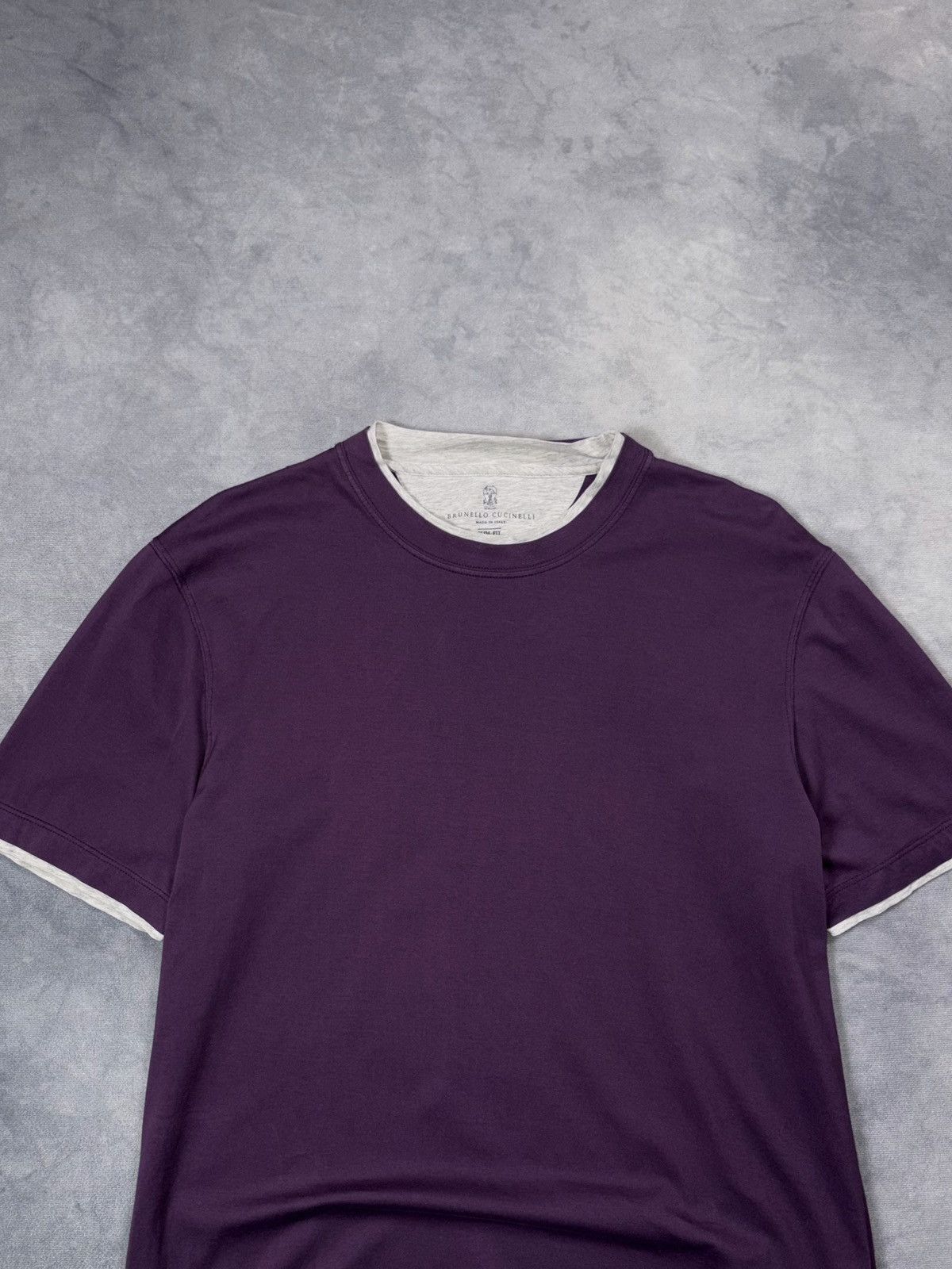 Brunello Cucinelli BRUNELLO CUCINELLI VINTAGE LUXURY LAYERED T SHIRT Size US XL / EU 56 / 4 - 3 Thumbnail