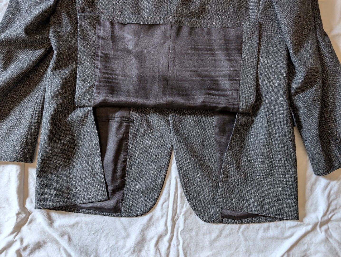 Calvin Klein Calvin Klein Collection Sport Jacket, Grey Tweed 40R Size 40R - 10 Thumbnail