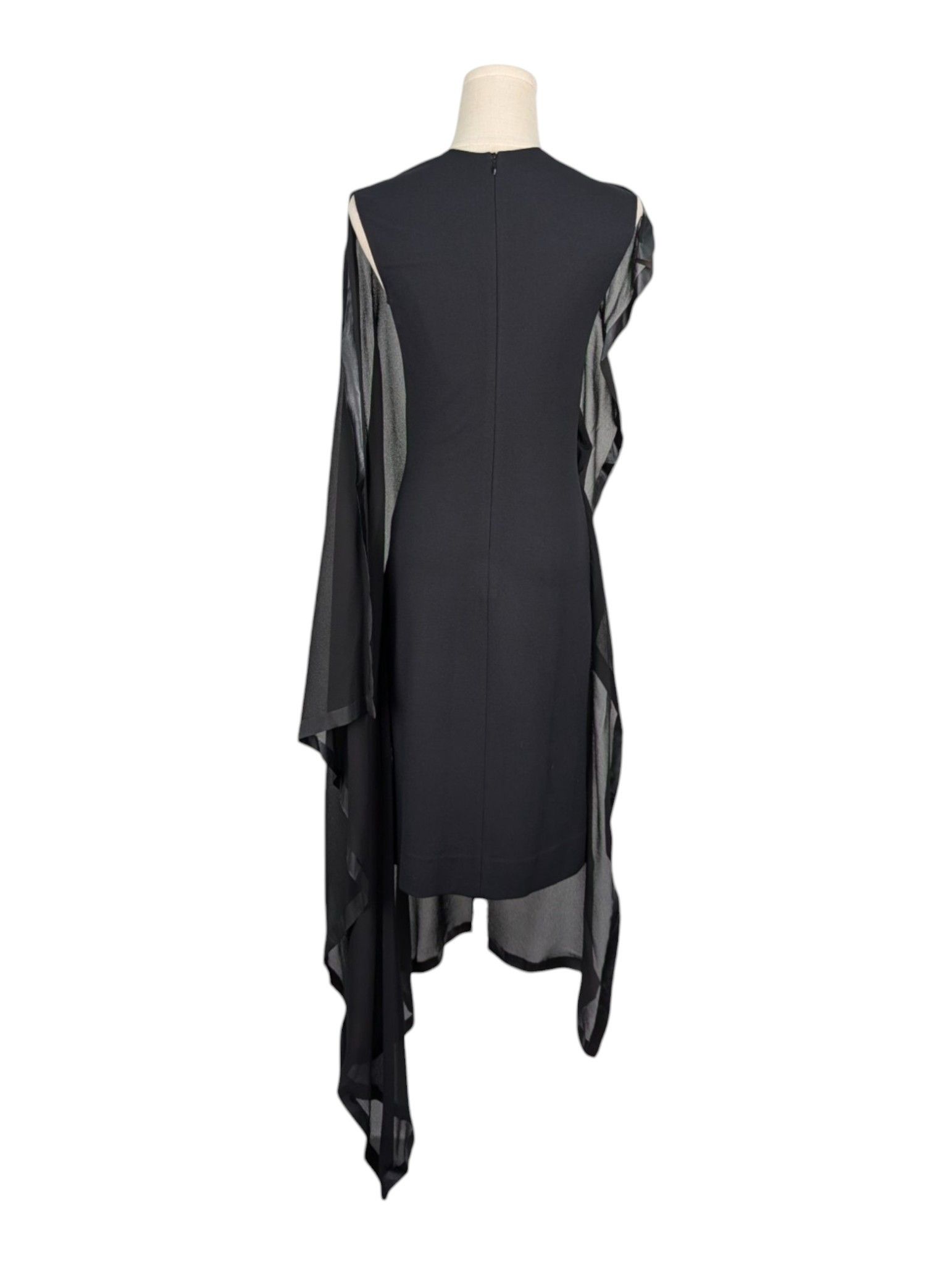 Maison Margiela Maison Martin Margiela Black Sleeveless Dress Size XS / US 0-2 / IT 36-38 - 2 Thumbnail
