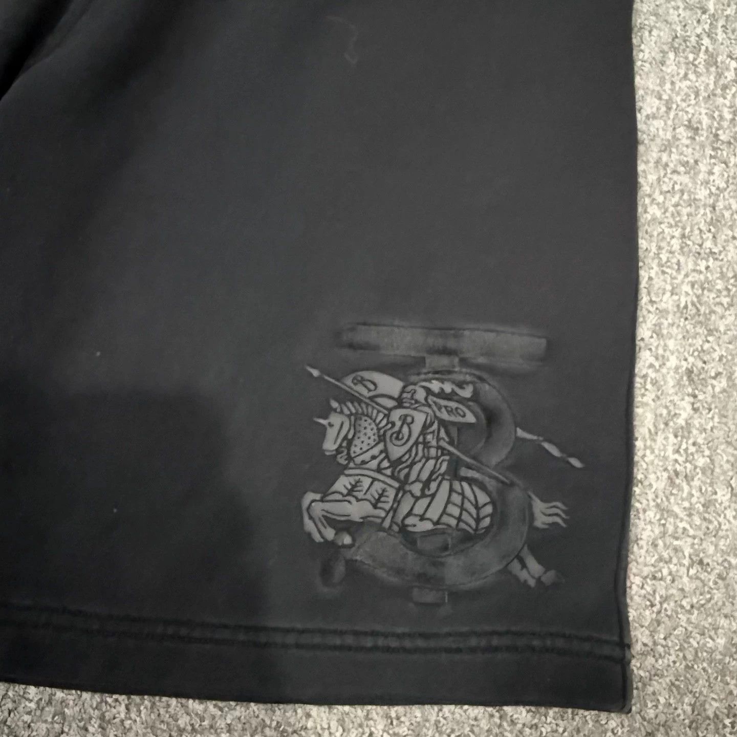 Burberry Burberry Black Horse Embroidered M 99 New Shorts Size US 32 / EU 48 - 3 Thumbnail