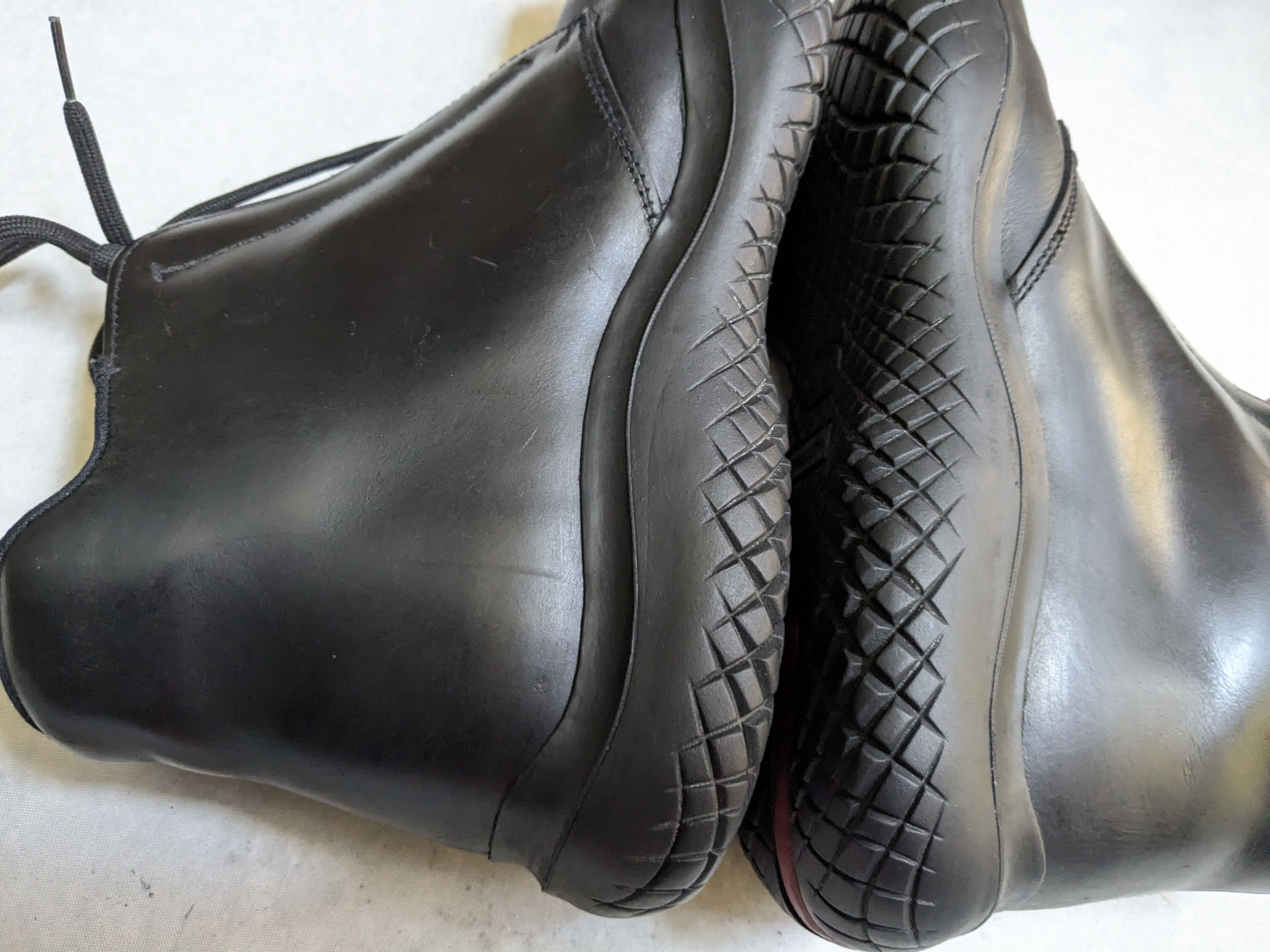 Prada Prada Boots Black Leather 10 High Tops Vibram Y2K Size US 10 / EU 43 - 10 Thumbnail