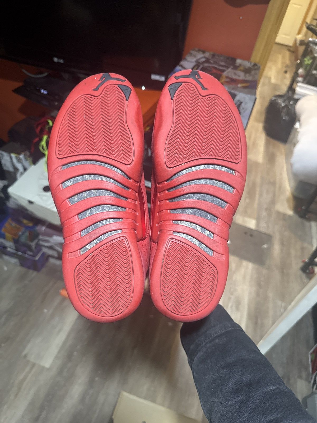 Jordan Brand × Nike Gym Red 12s sz 9.5 Size US 9.5 / EU 42-43 - 2 Thumbnail