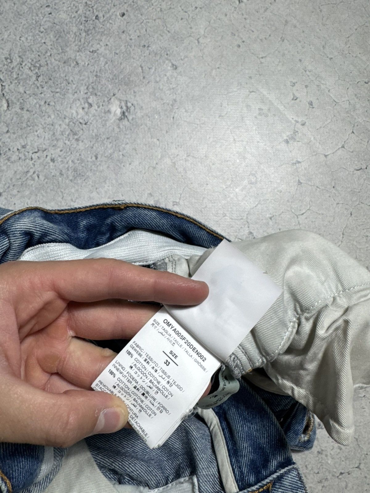 Off-White Off-White Luxury Denim Jeans Size 33 Size US 33 - 11 Thumbnail