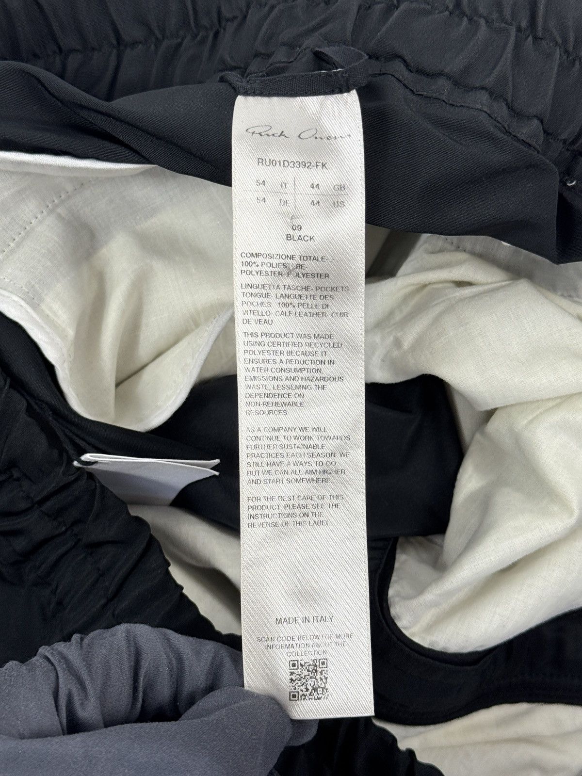Rick Owens ZIP DETAILED SHORTS Size US 34 / EU 50 - 6 Thumbnail