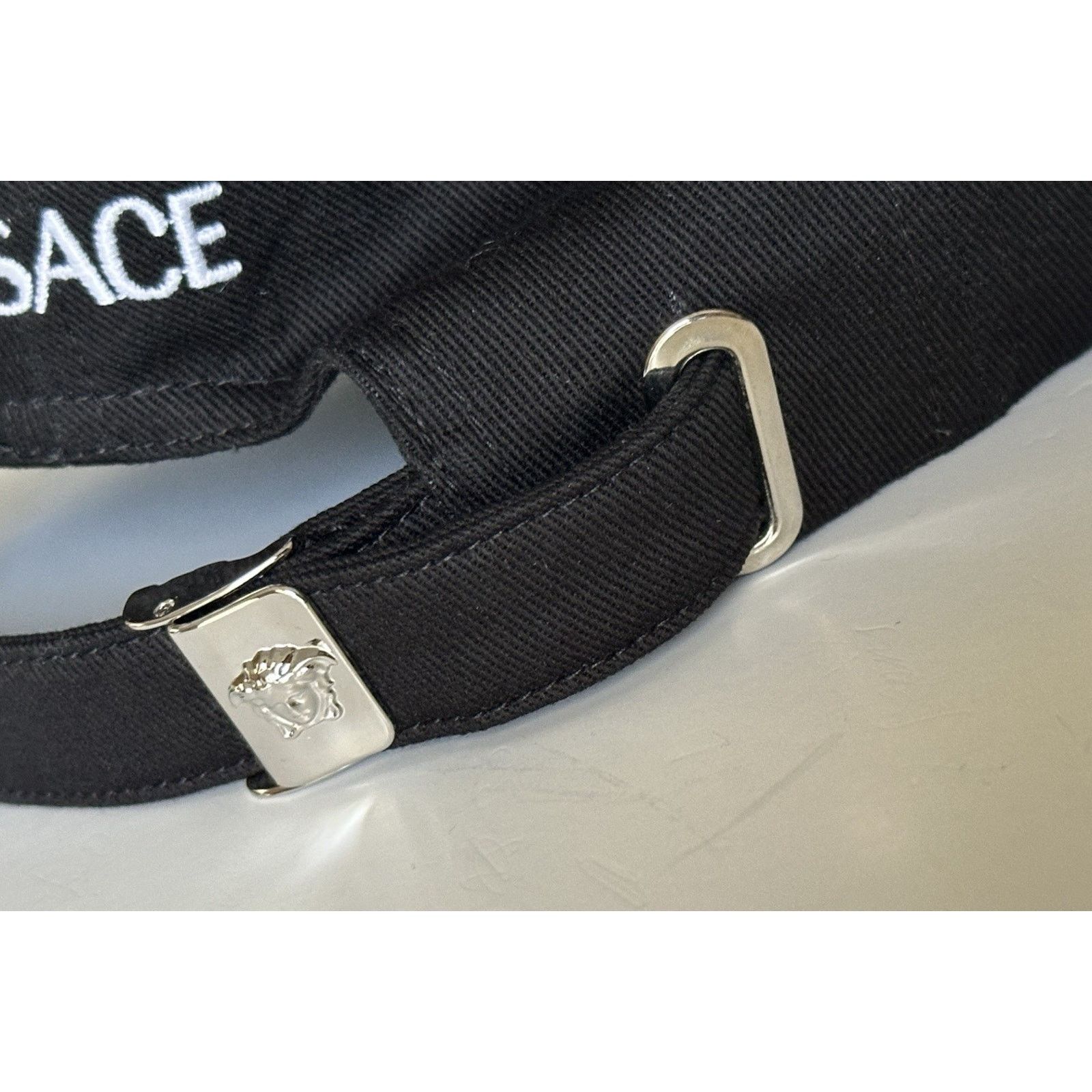 Versace Versace Embroidered Baseball Cap Hat Black/Gold 57 ICAP006 Size ONE SIZE - 5 Thumbnail