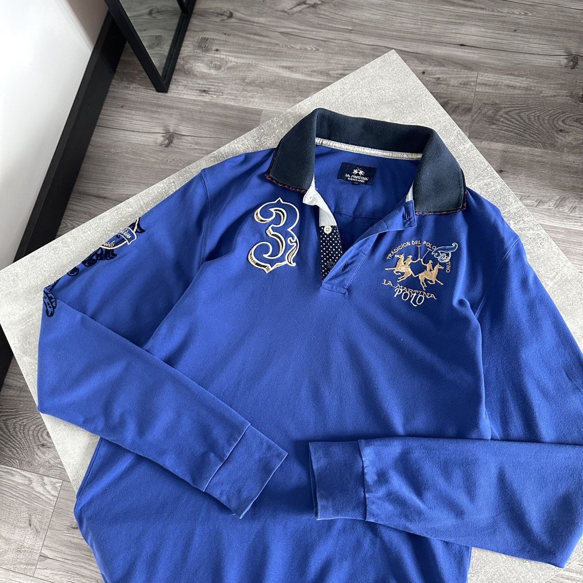 La Martina Vintage 00s La Martina Polo Rugby Buenos Aires rare y2k og Size US M / EU 48-50 / 2 - 3 Thumbnail