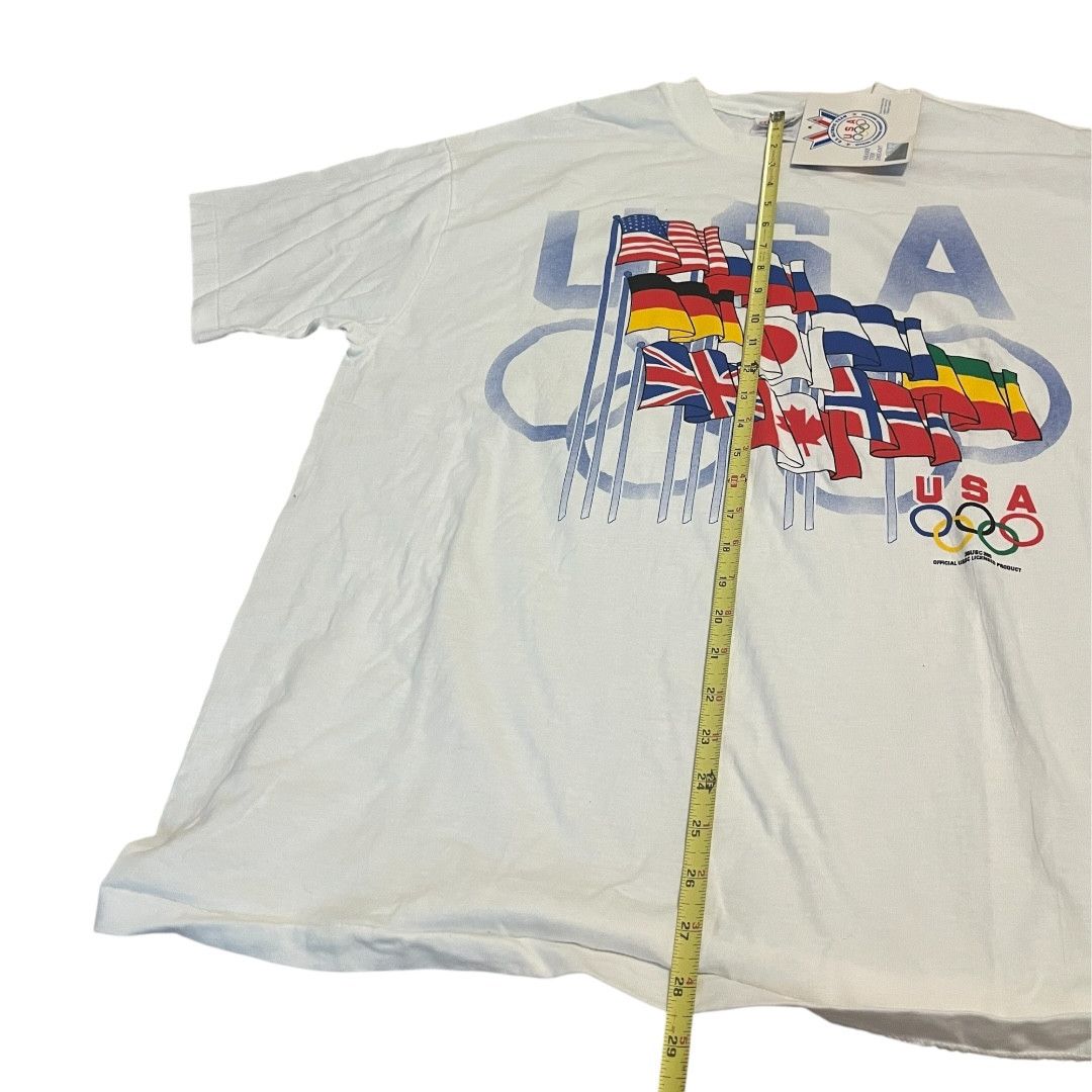 USA Olympics × Vintage VINTAGE Olympics Flags T Shirt DSWT Size US XL / EU 56 / 4 - 5 Thumbnail