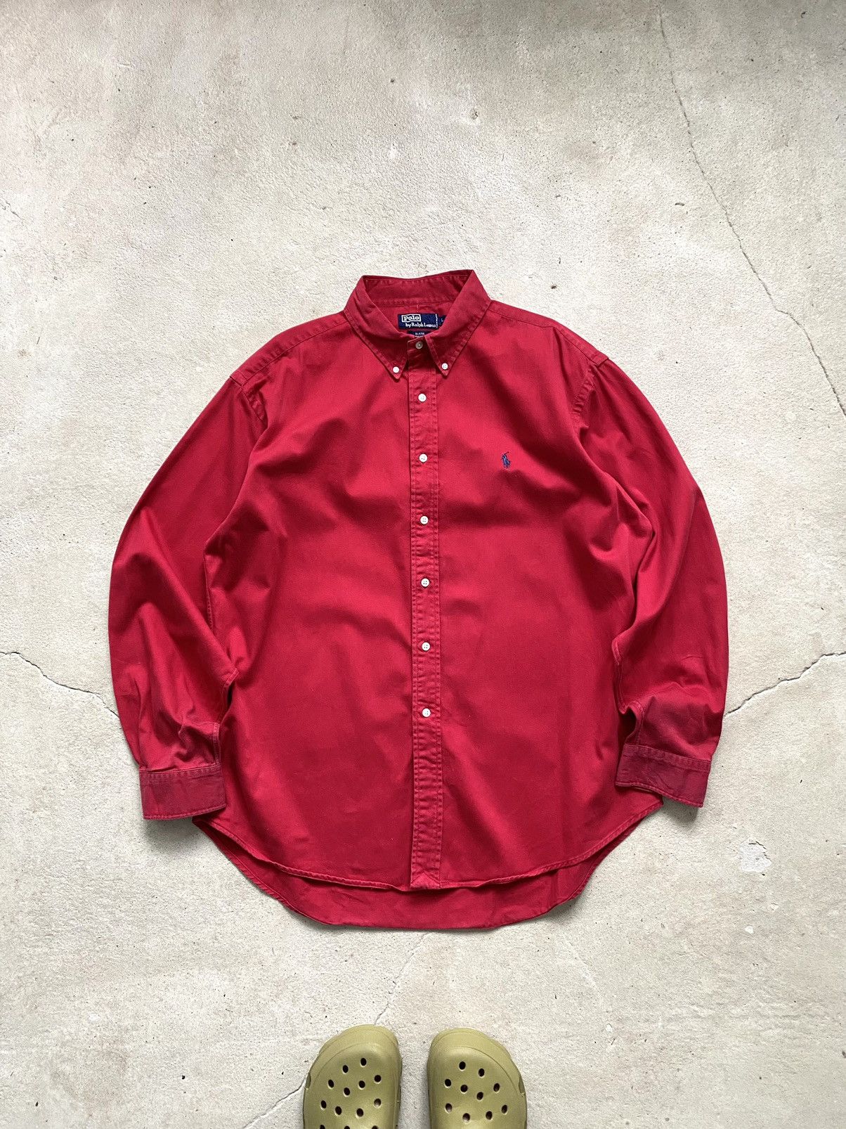 Polo Ralph Lauren 90’s Vintage Polo Ralph Lauren Denim Shirt Y2K Size US L / EU 52-54 / 3 - 1 Thumbnail