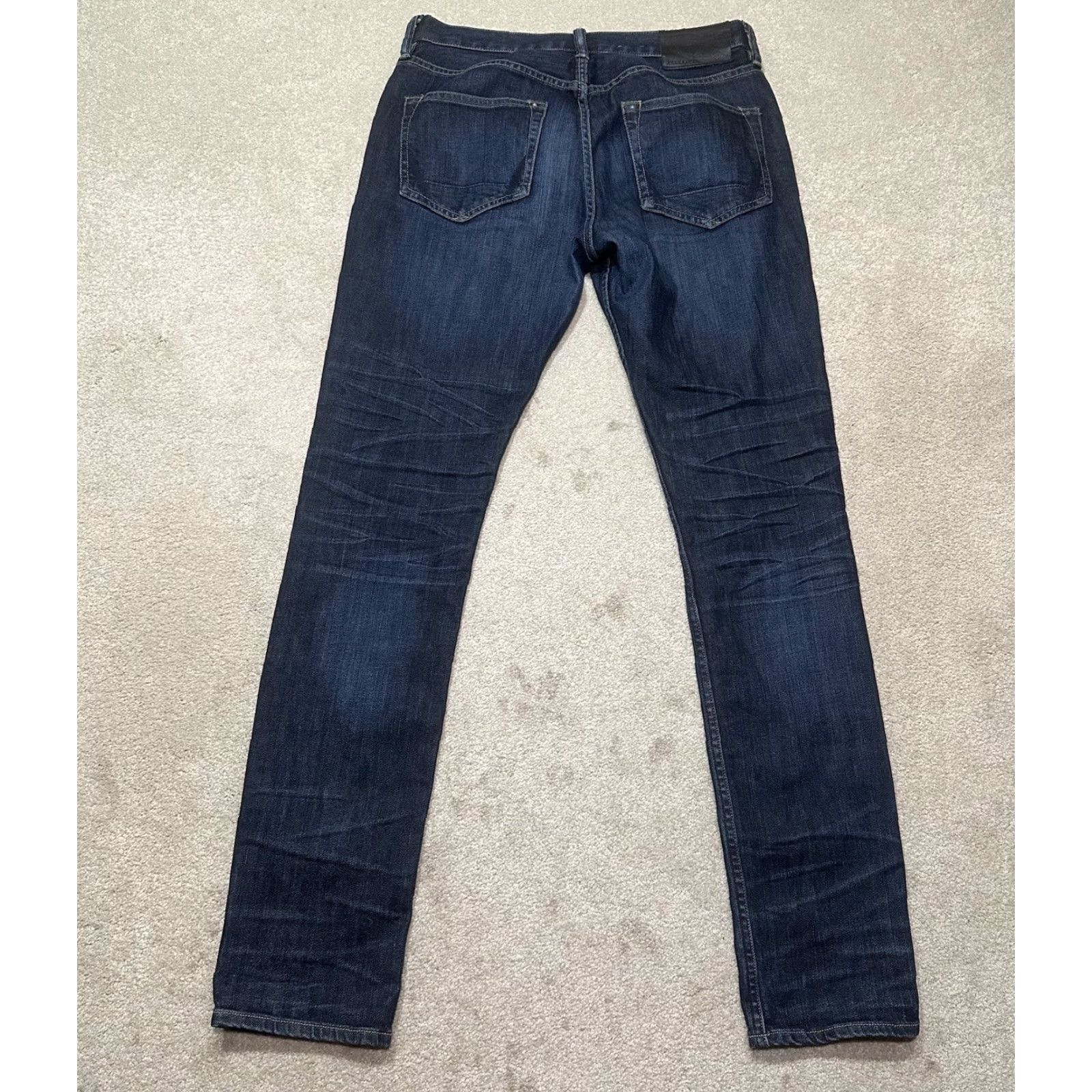 Allsaints VINTAGE All Saints Cigarette Jeans Mens Size 28x32 Blue Skinny Button Fly Destressed Size US 28 / EU 44 - 3 Thumbnail