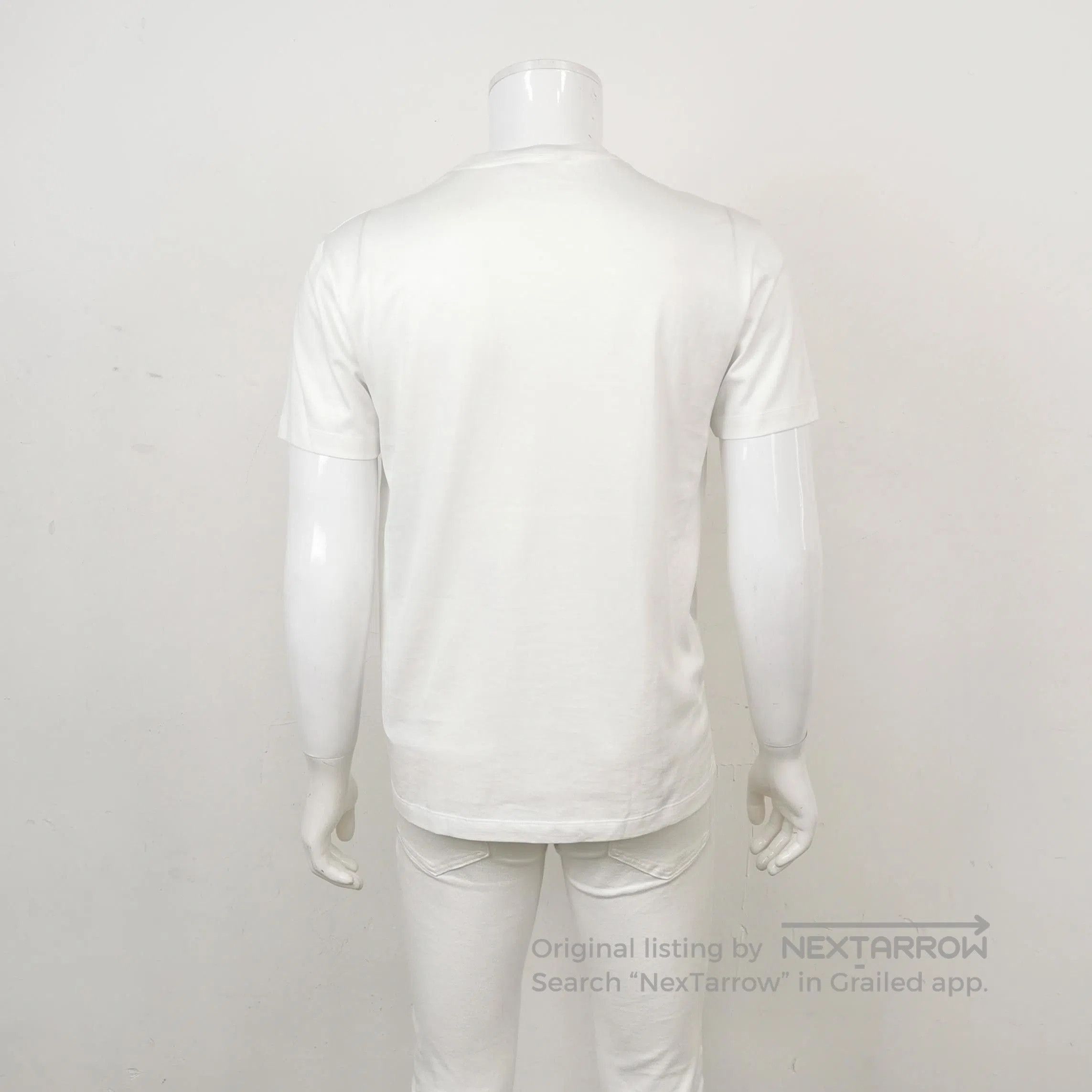 Versace Versace M Cotton Letter Logo Crew Neck T-Shirt. Size US S / EU 44-46 / 1 - 1 Thumbnail