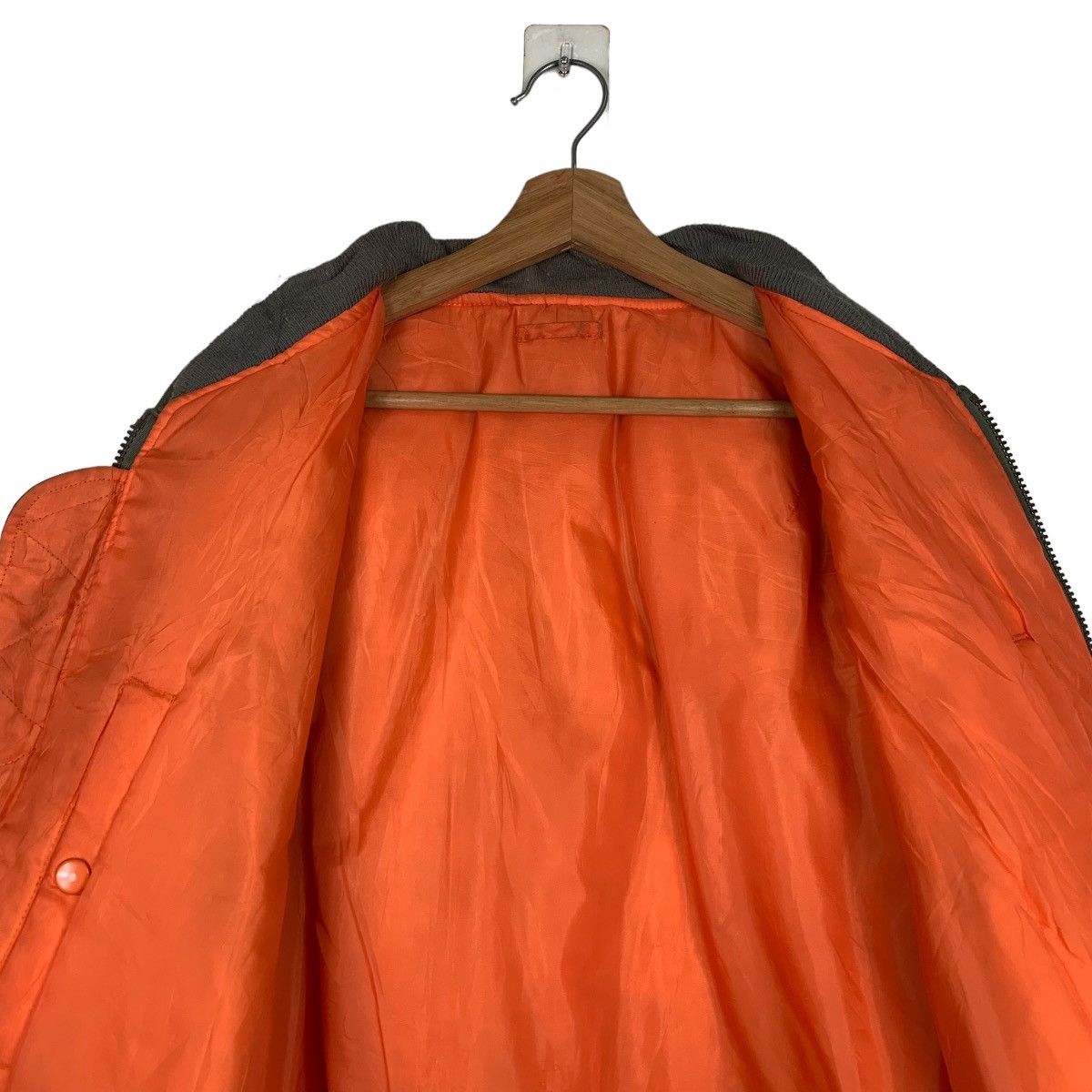 Reversible MA1 Flight Jacket Bomber Jacket #0150-C8