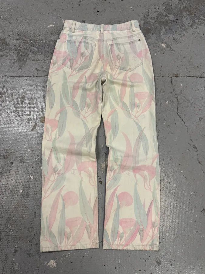 Chanel Chanel Flowers Pink Easter Pants Size 25" / US 0 / IT 36 - 7 Thumbnail