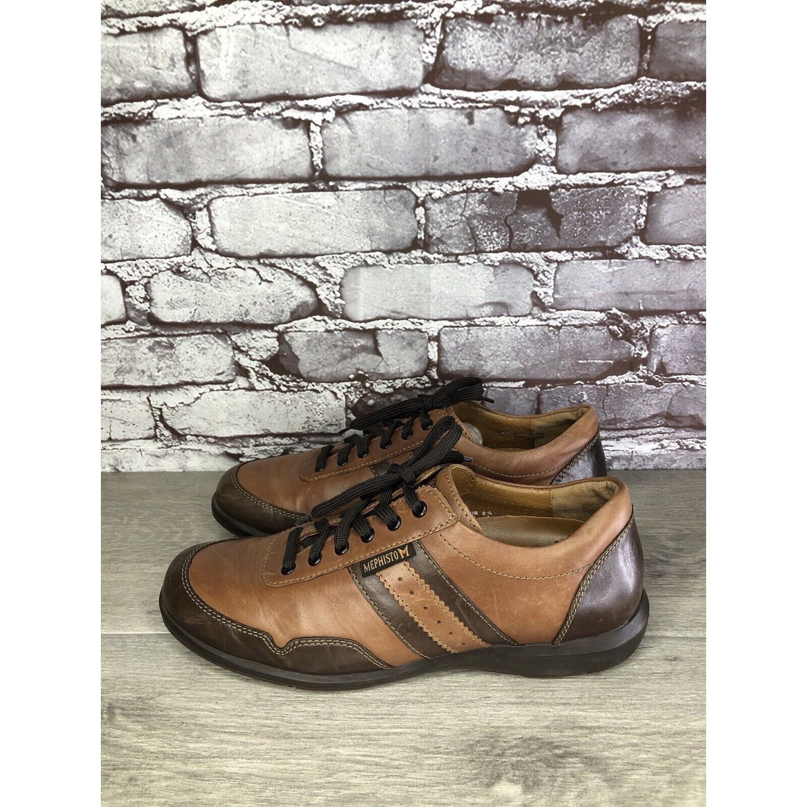 Mephisto Mephisto Air Jet Leather Brown Leather Driving Sneakers Shoe Size US 9 / EU 42 - 1 Thumbnail